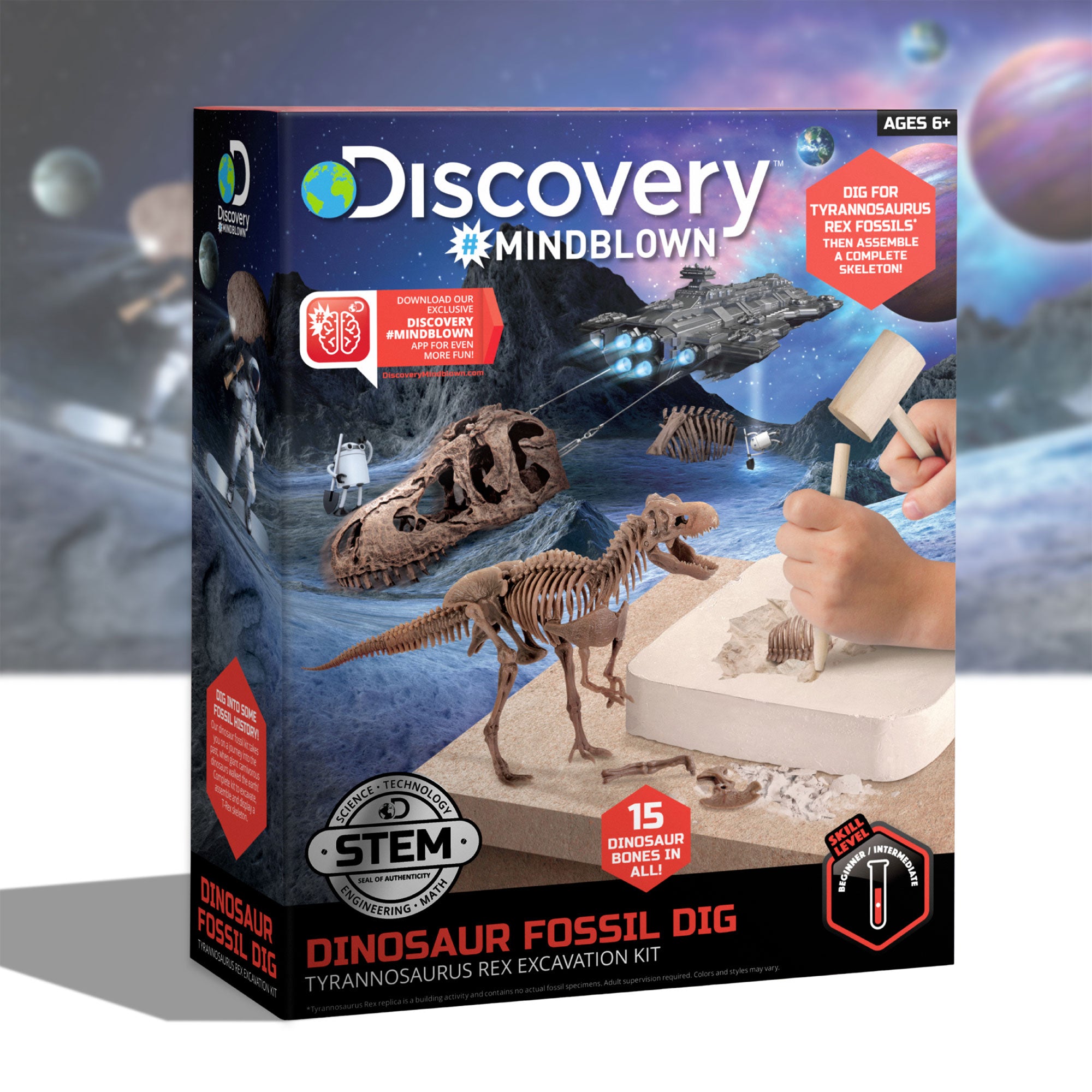 Thrilling 3D Dino Skeleton Excavation Adventure Kit