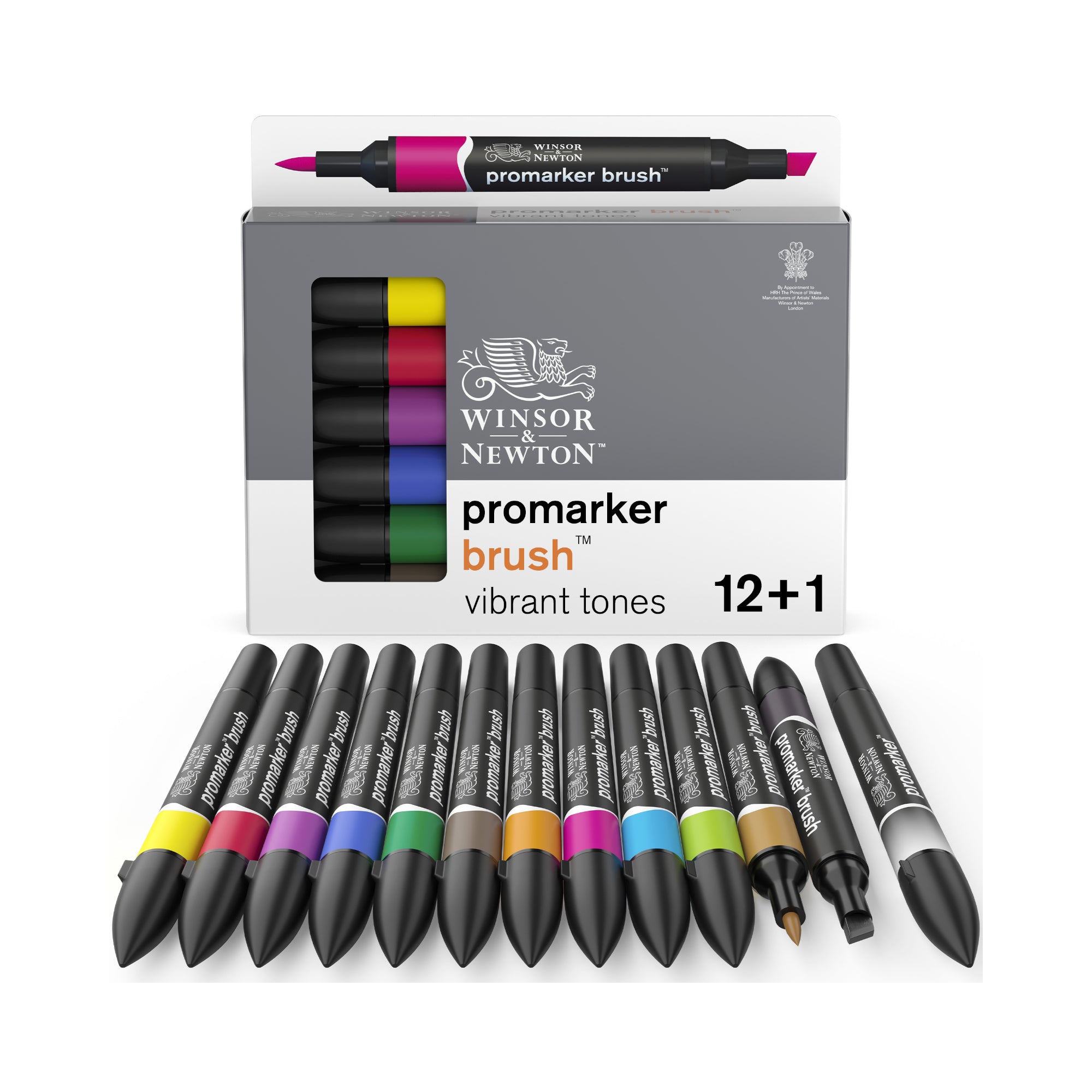 Unleash Your Creativity with the 12-Piece Double-Tip Promarker Marker Set in Stunning Vibrant Colors!