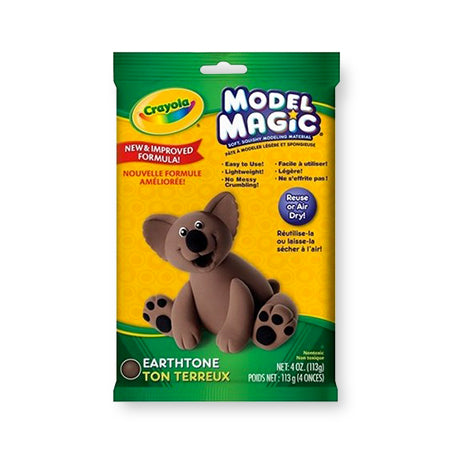 Crayola Model Magic Modeling Clay - Earth Tone: Unleash Your Creativity!