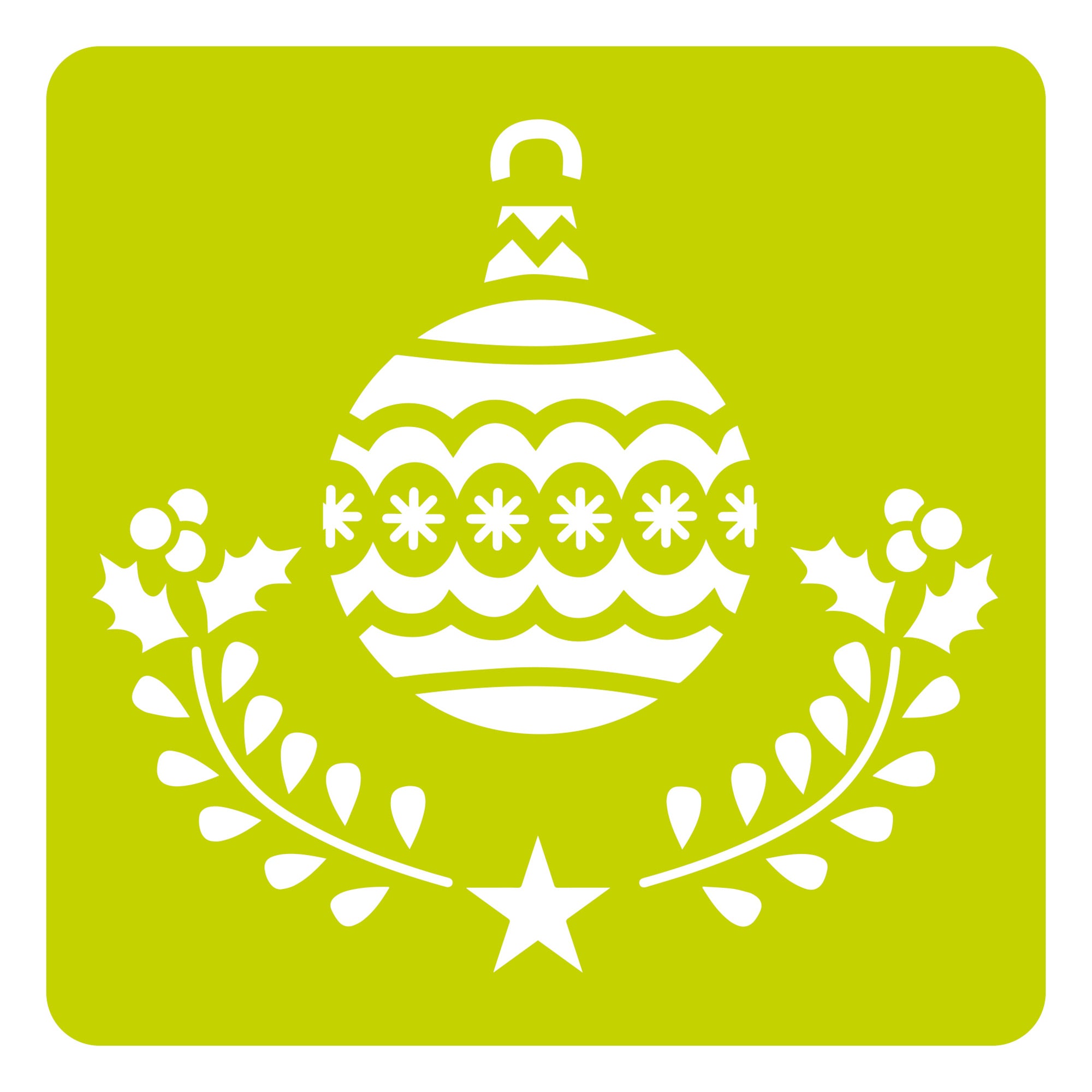 6-Pack Christmas Stencils - Unleash Your Creativity!