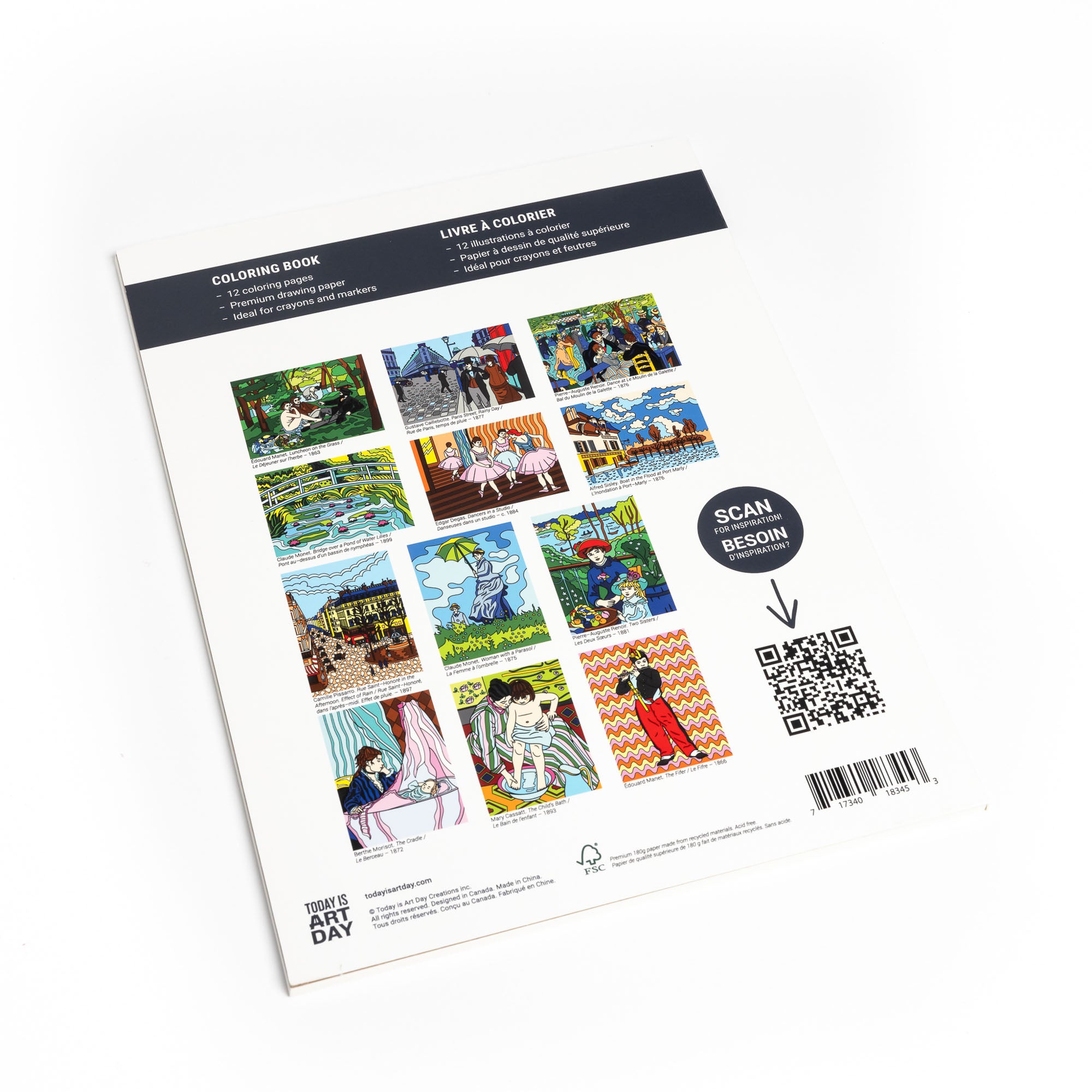 Unleash Your Artistry: Impressionism Colouring Book
