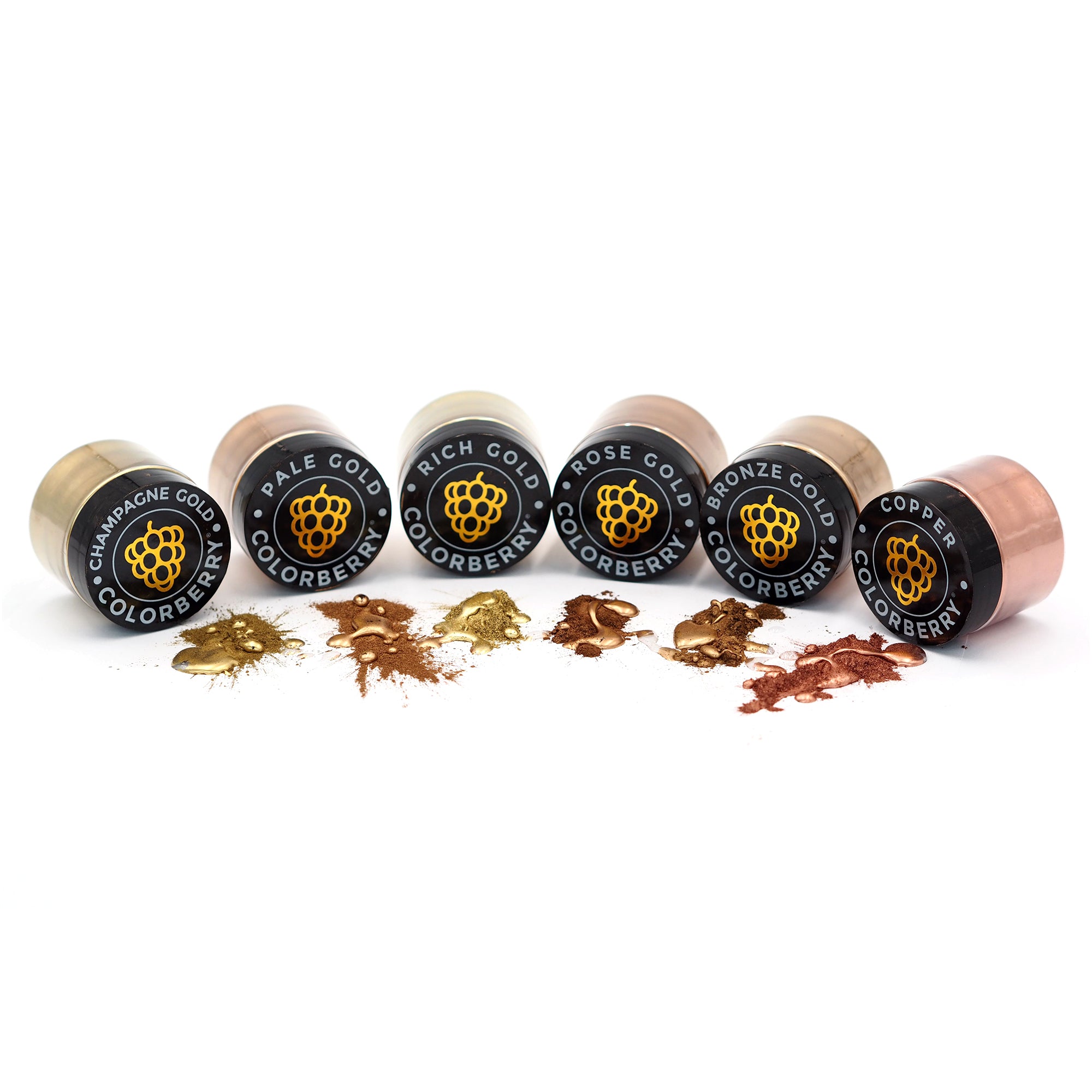 6-Piece Metallic Shimmer Powder Set