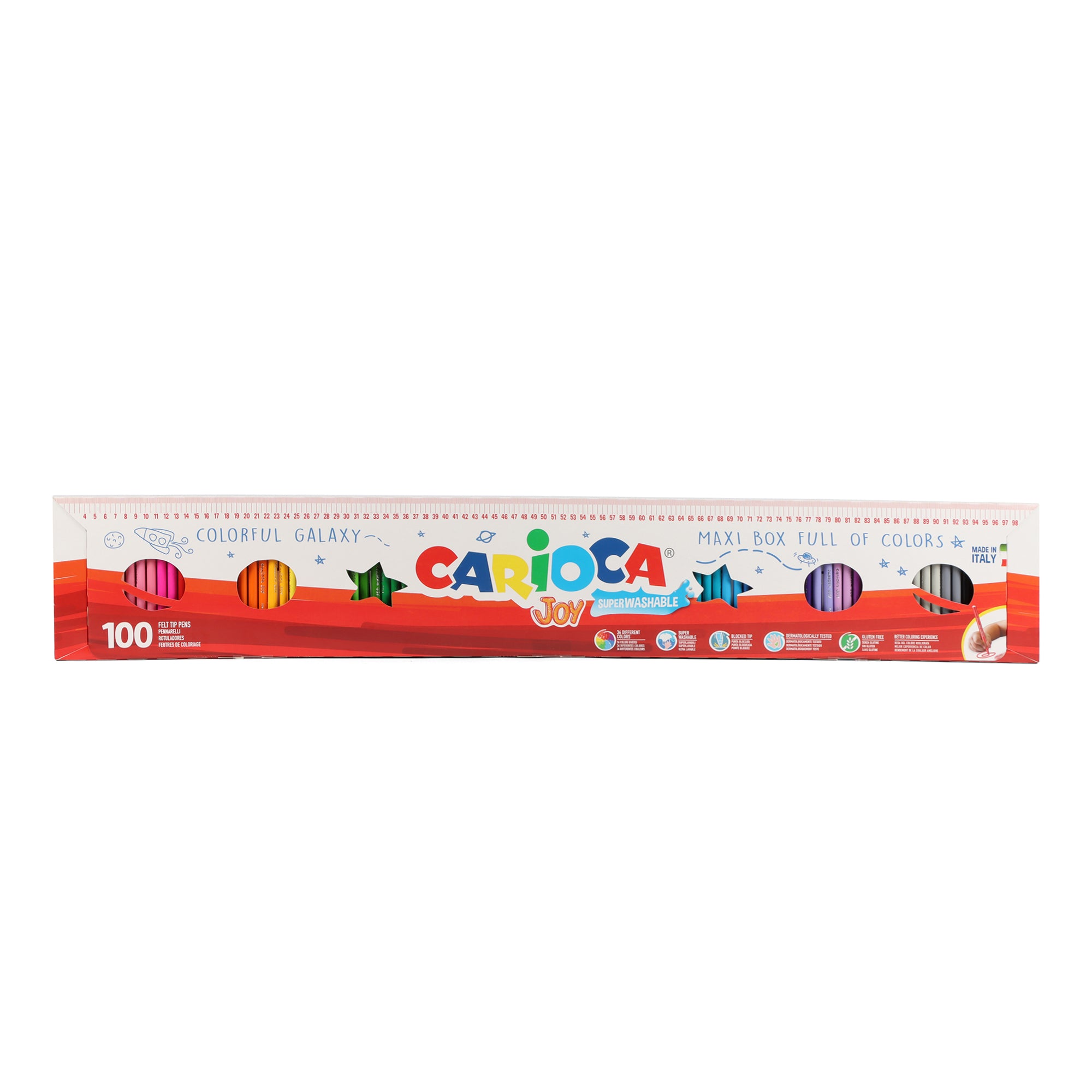 100-Piece Carioca Maxi Marker Box: Unleash Your Creativity!