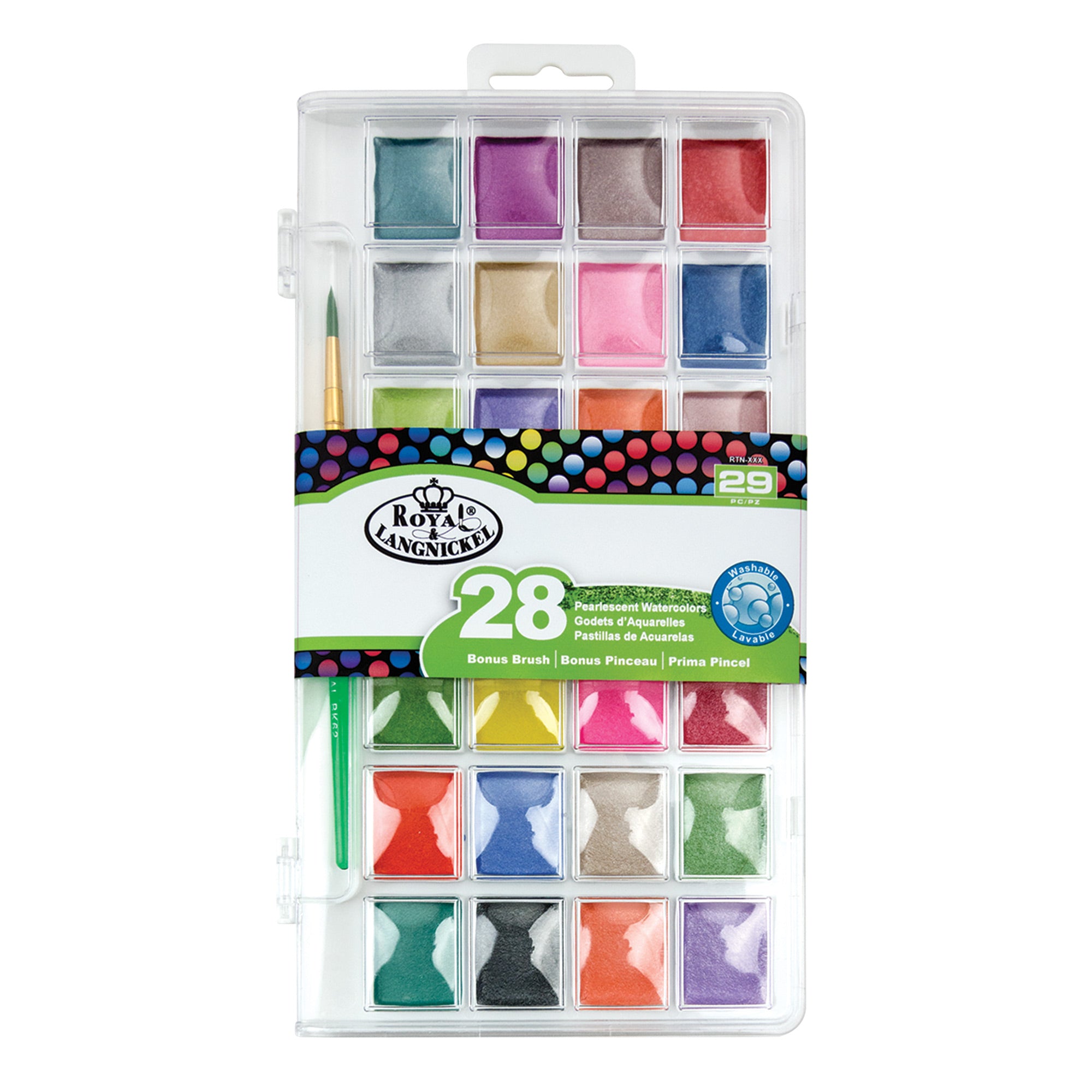 Gorgeous 29-Piece Pearlescent Watercolour Cake Set