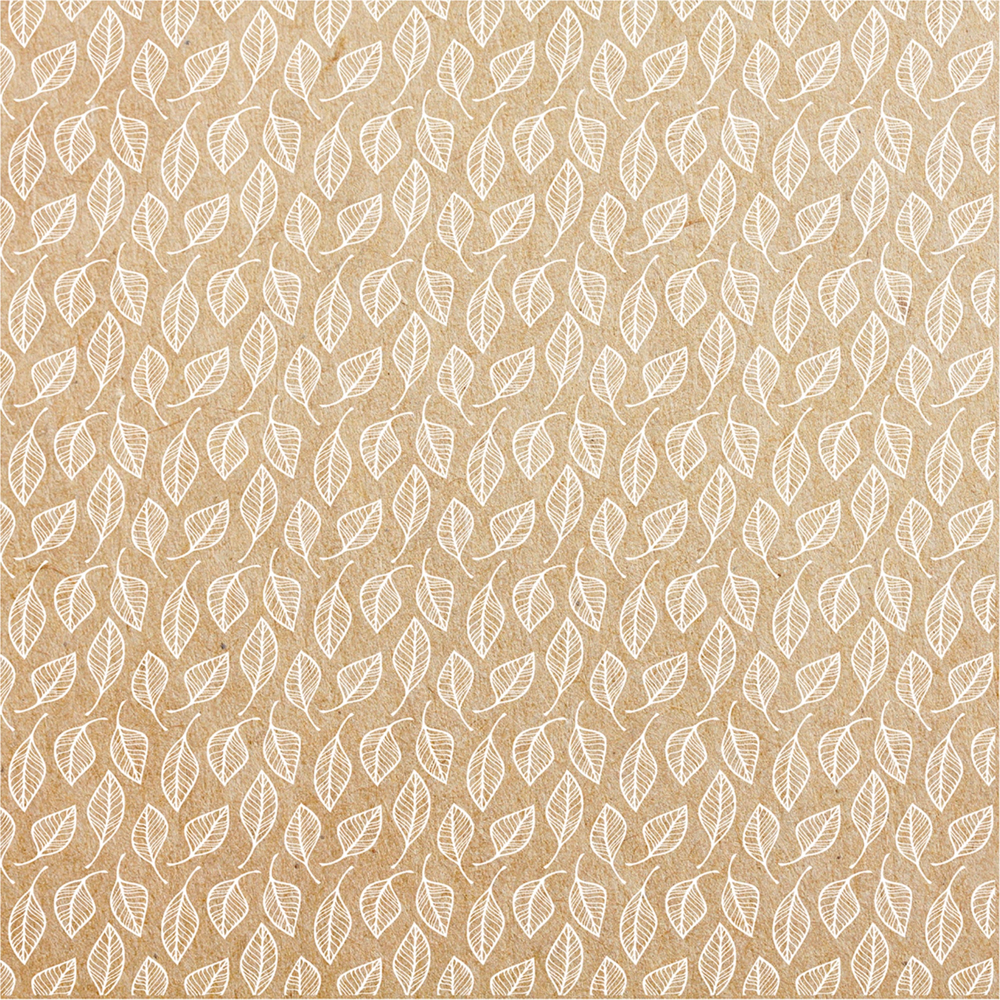 Enchanting Floral Kraft A4 Printer Paper Pad
