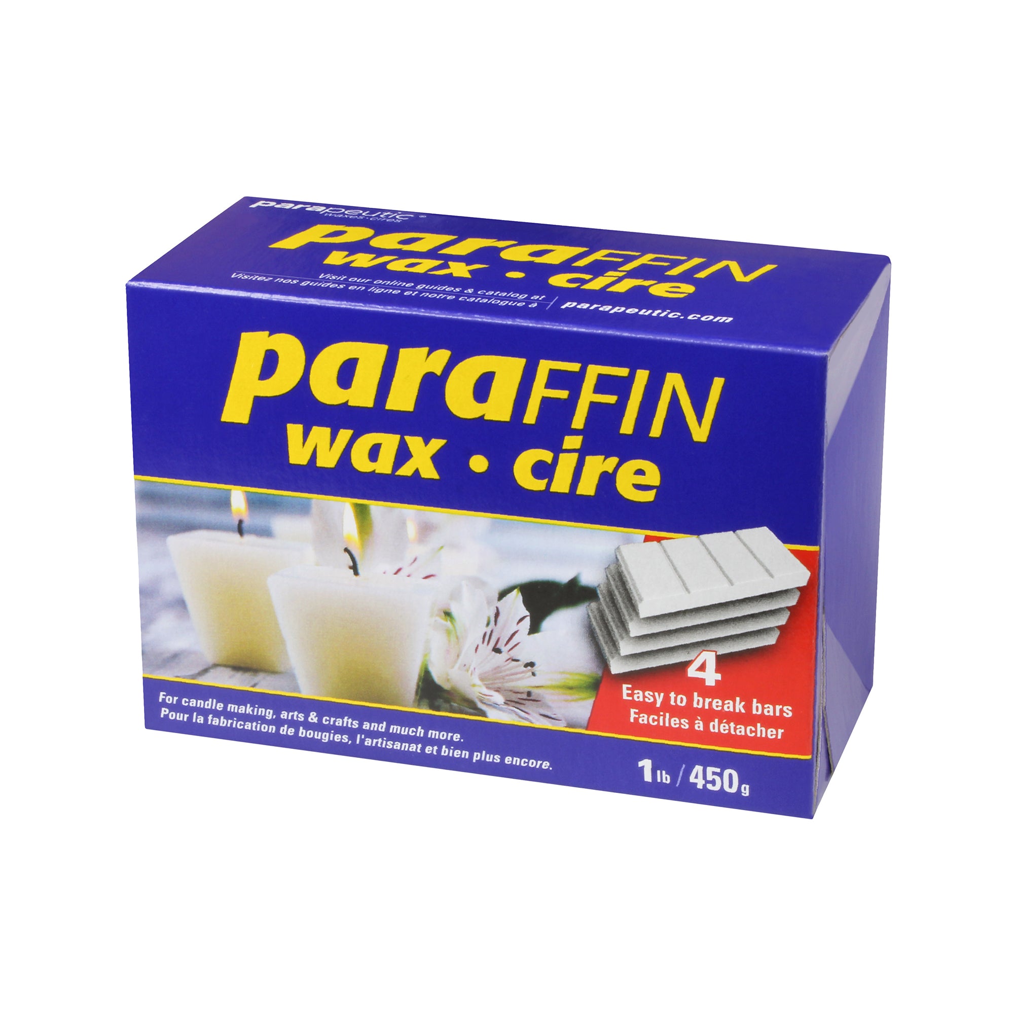 4-Pack Paraffin Wax - 450 g: Unleash Your Candle-Making Creativity!
