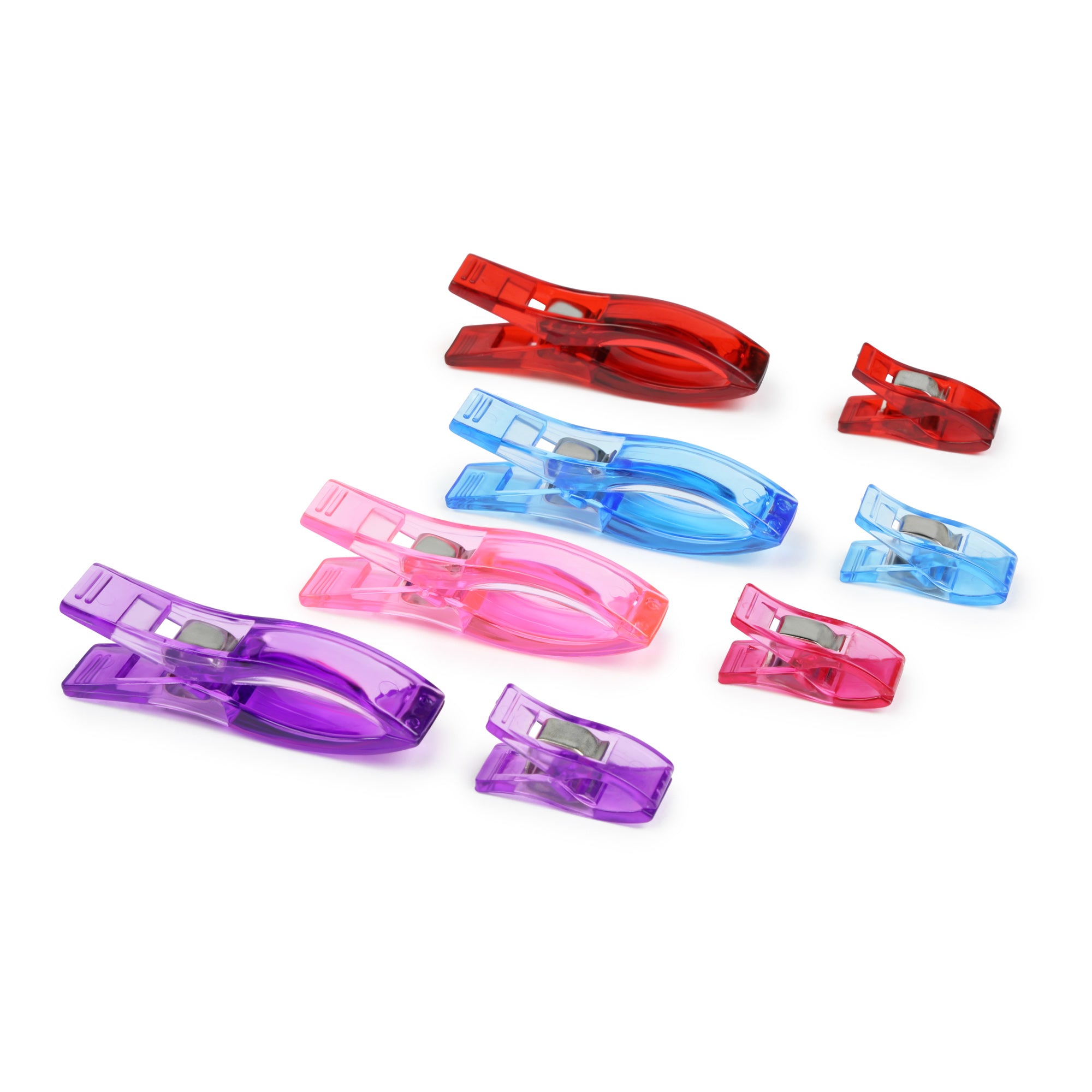 15-Piece Fabric Clip Set - Small and Large