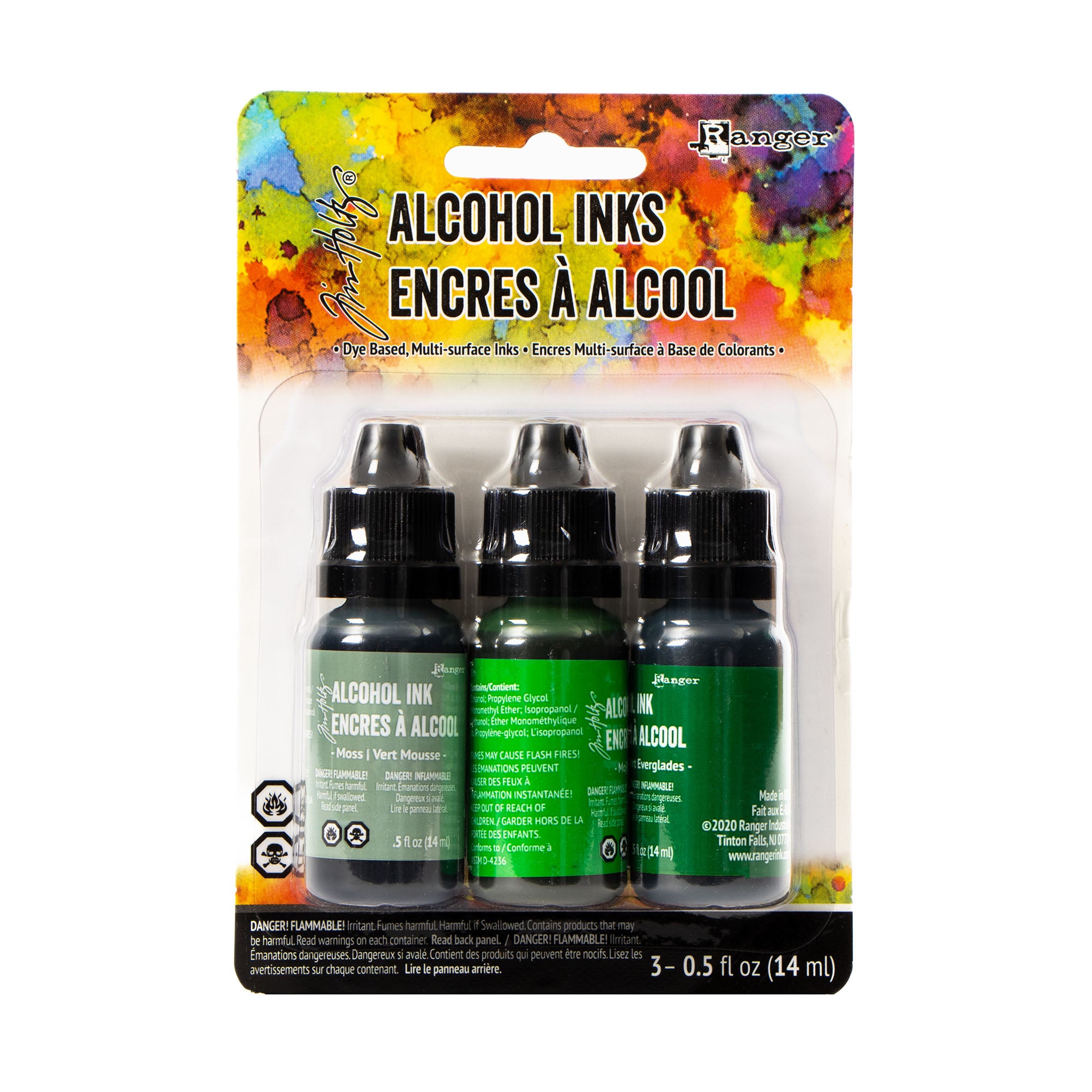 Get Your 3-Pack Alcohol Inks in Stunning Mint/Green Spectrum!