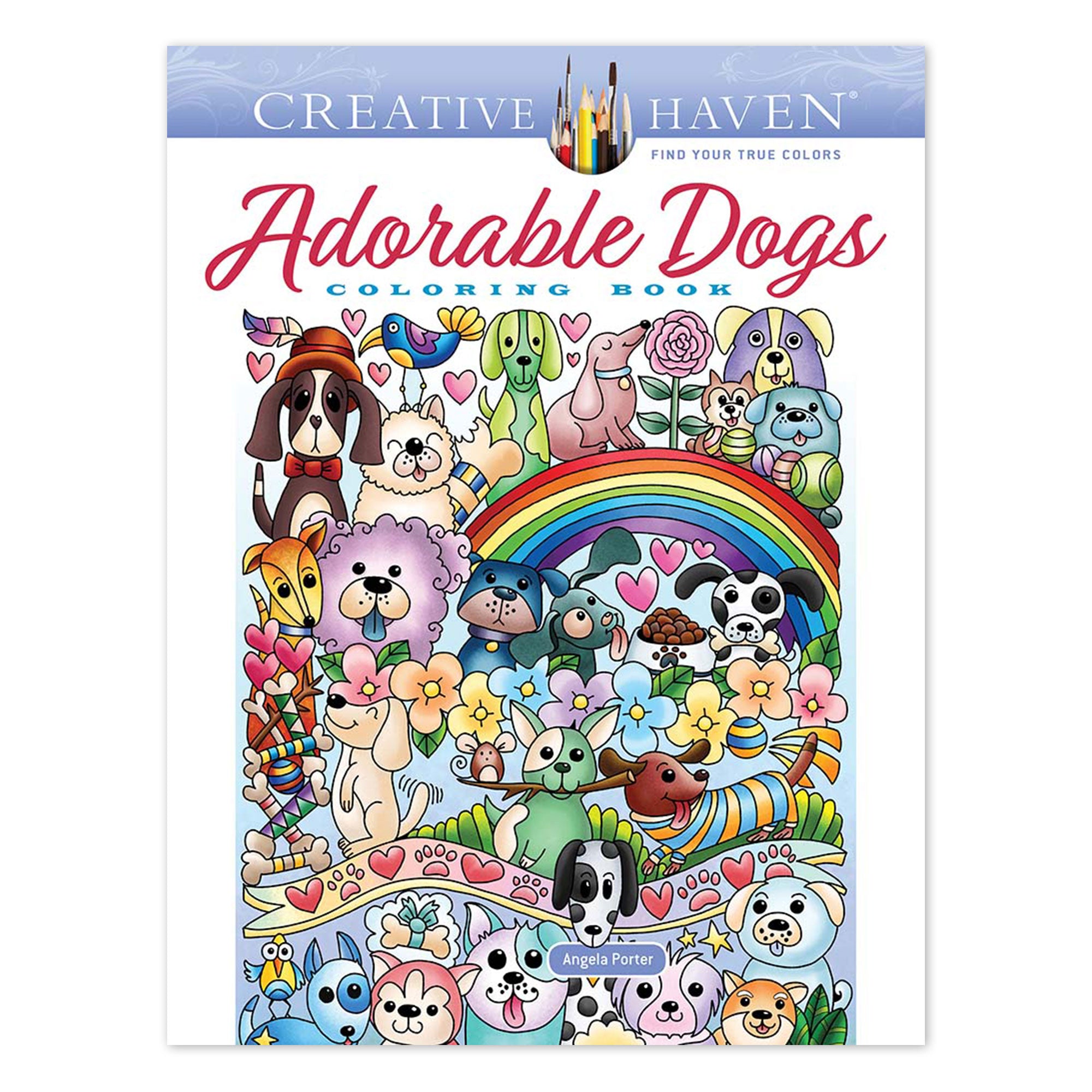 Charming Adorable Dogs Colouring Book