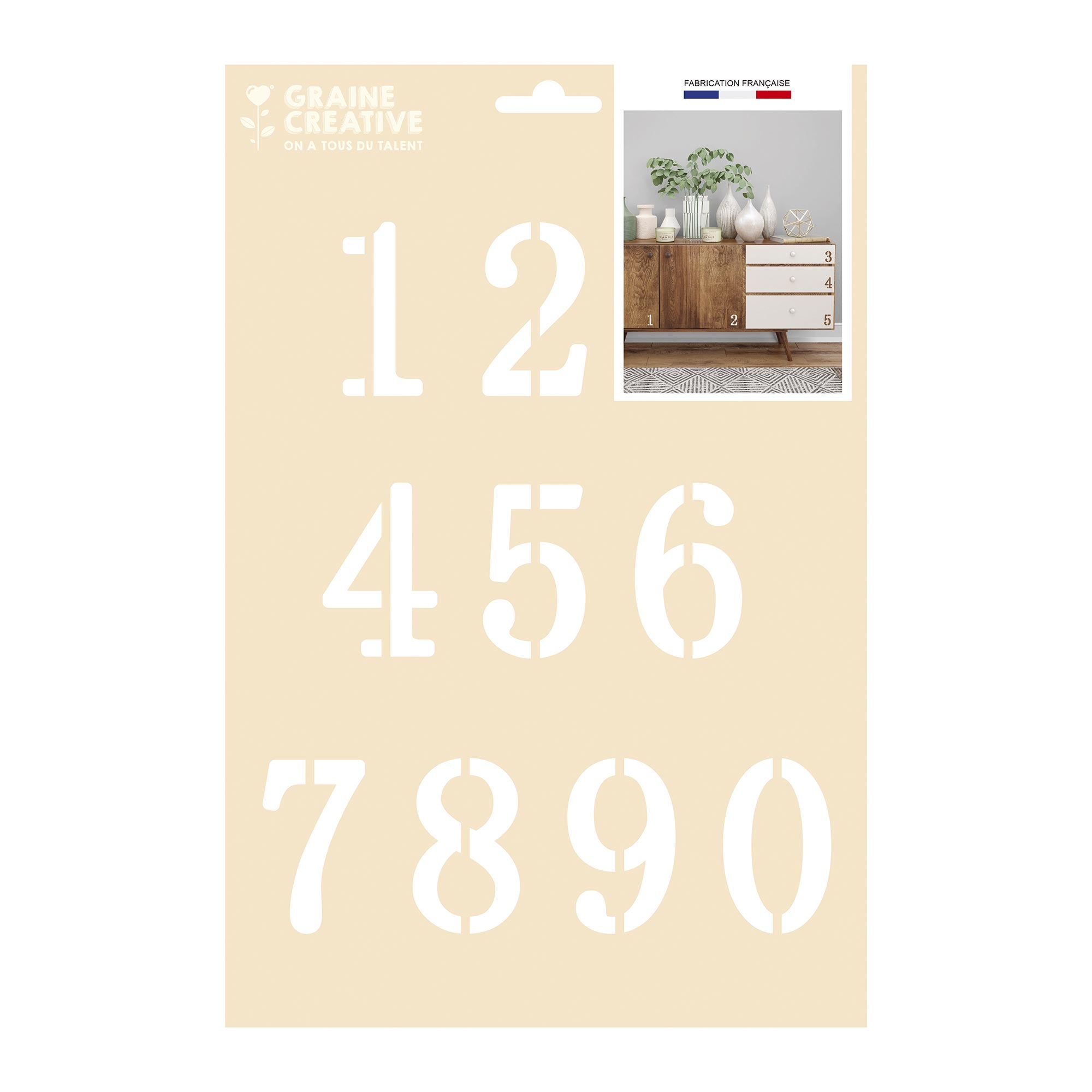 A4 Number Stencil - Unleash Your Creativity!