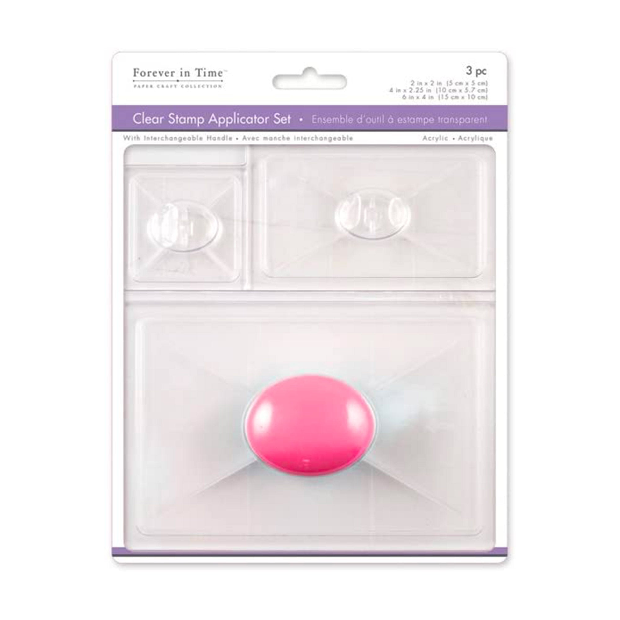 Fantastic 3-Pack Clear Stamp Applicators for Your Creative Needs