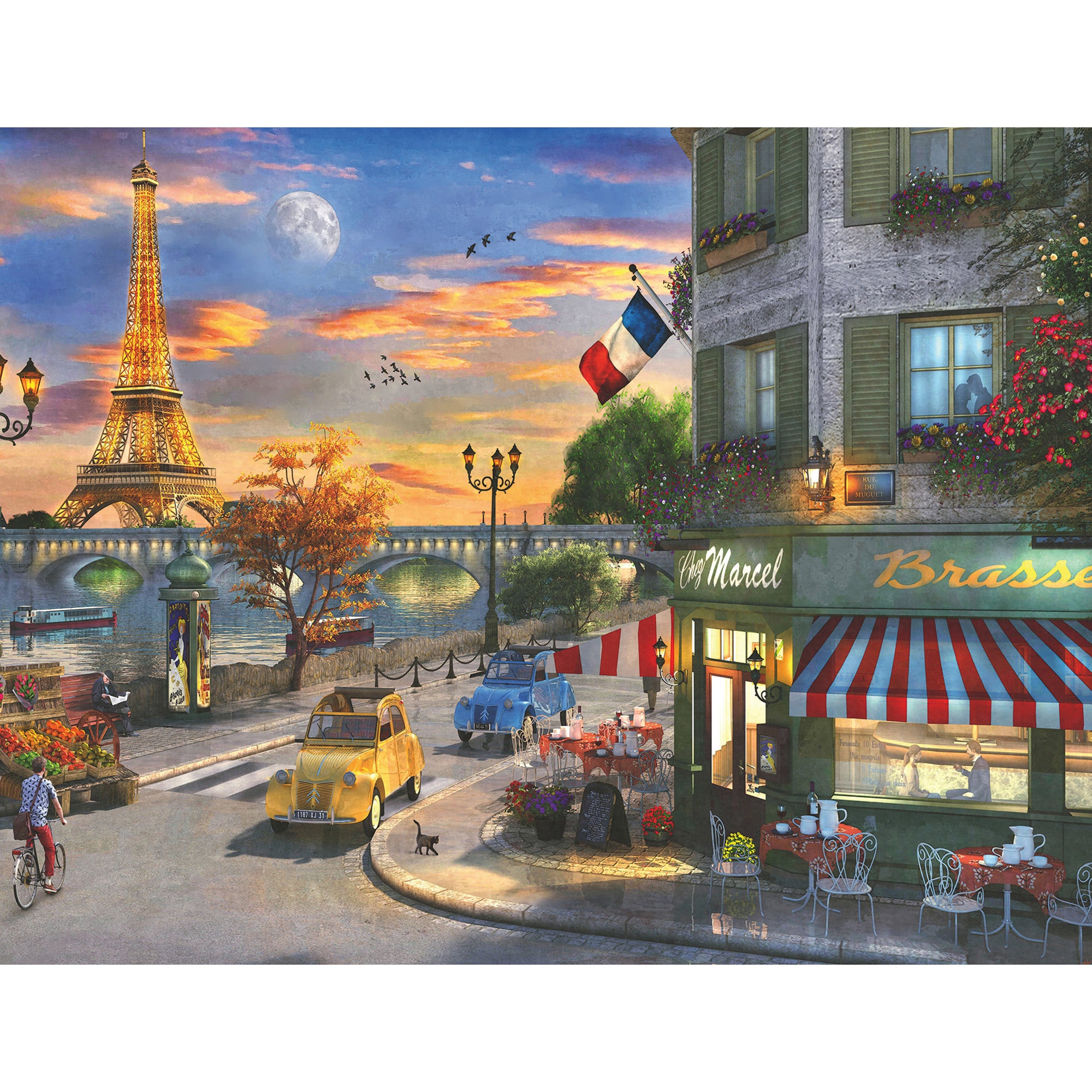 2,000-Piece Enchanting Painted Scene Puzzle