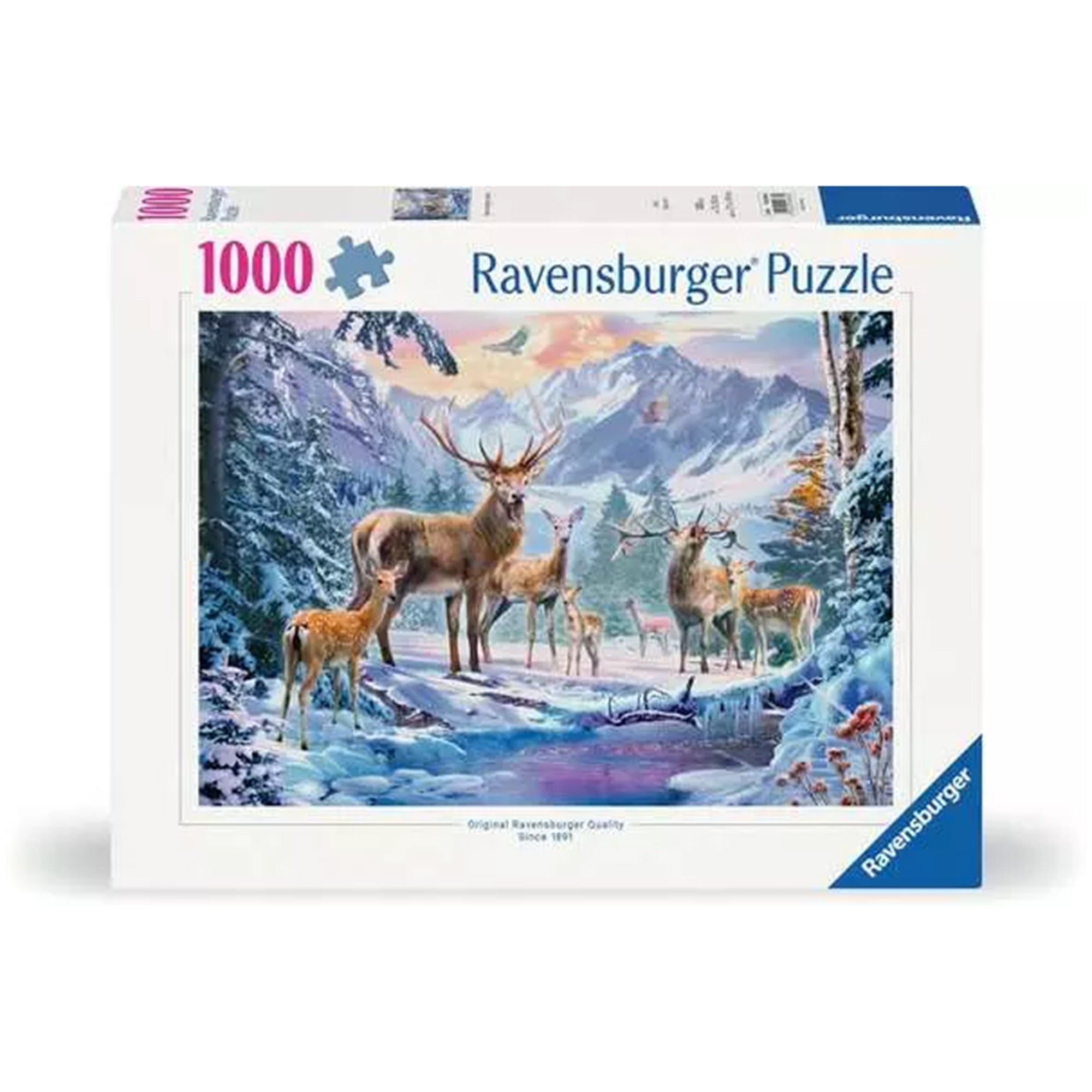 Enchanting Adult Winter Deer Puzzle - 1,000 Pieces