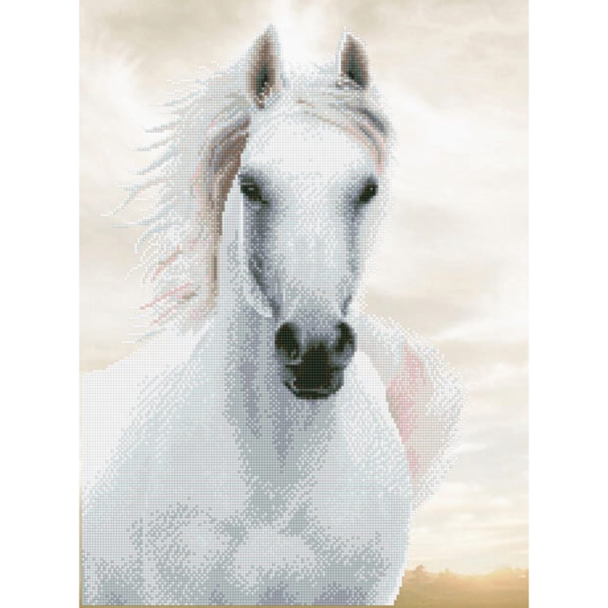 Diamond Dotz Imperial Stallion Craft Kit - Sparkle and Create!