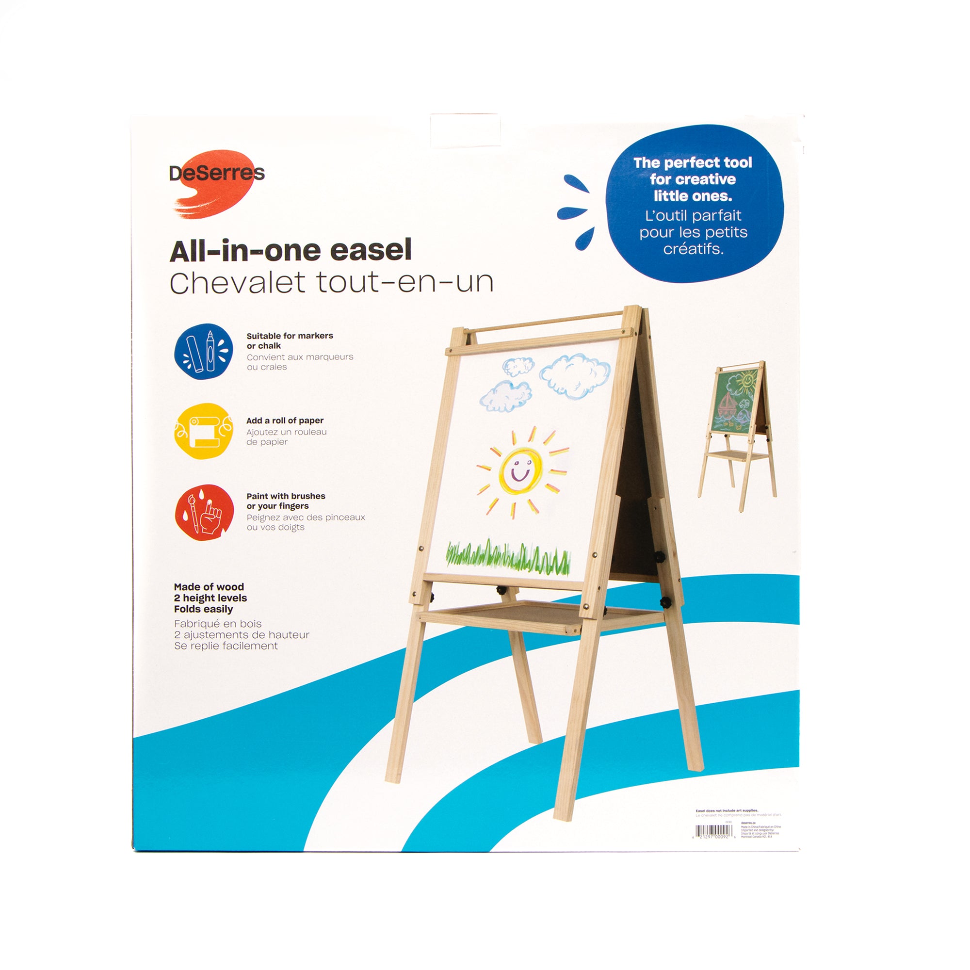 Super Adjustable Kids' Easel - Blackboard for Creative Little Ones