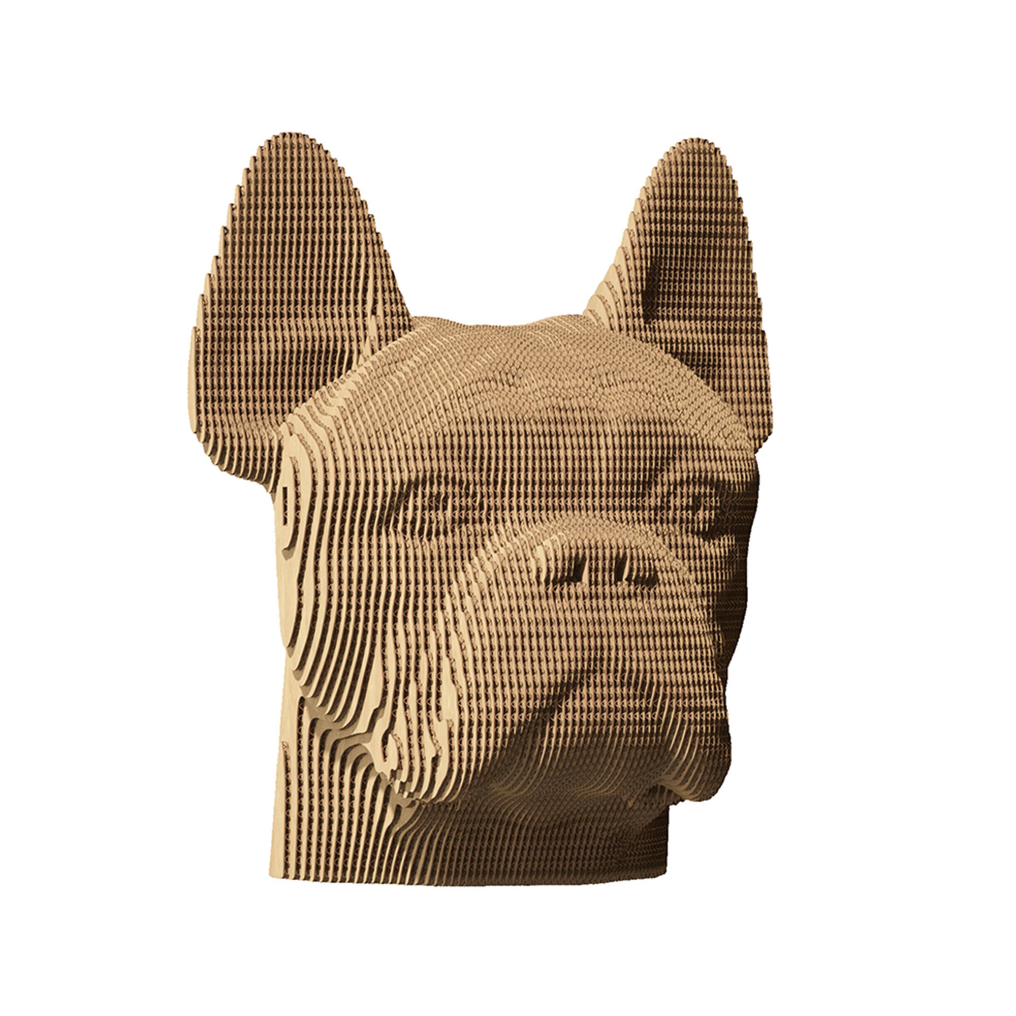 Awesome 3D Bulldog Cardboard Puzzle