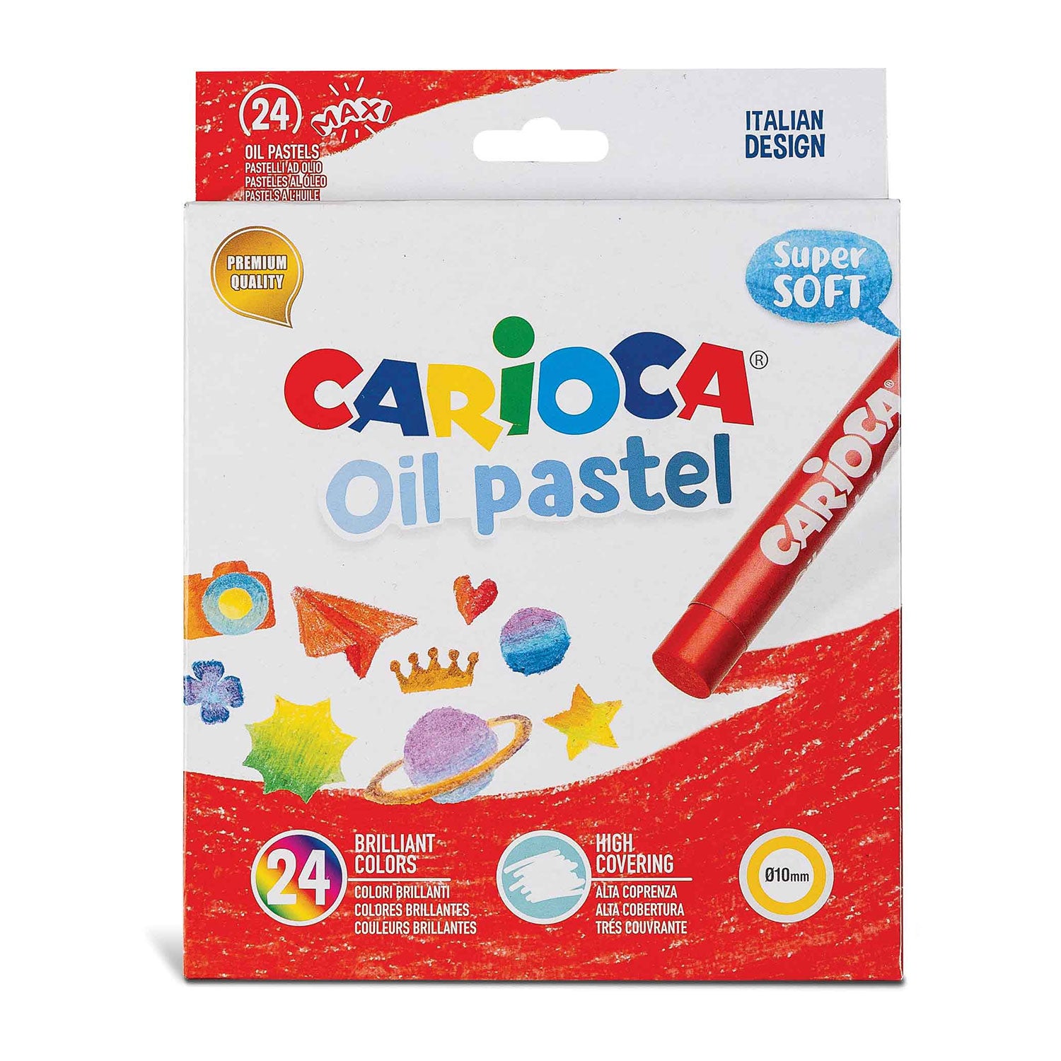24-Pack Ultra-Soft Magic Oil Pastels - Unleash Your Creativity!