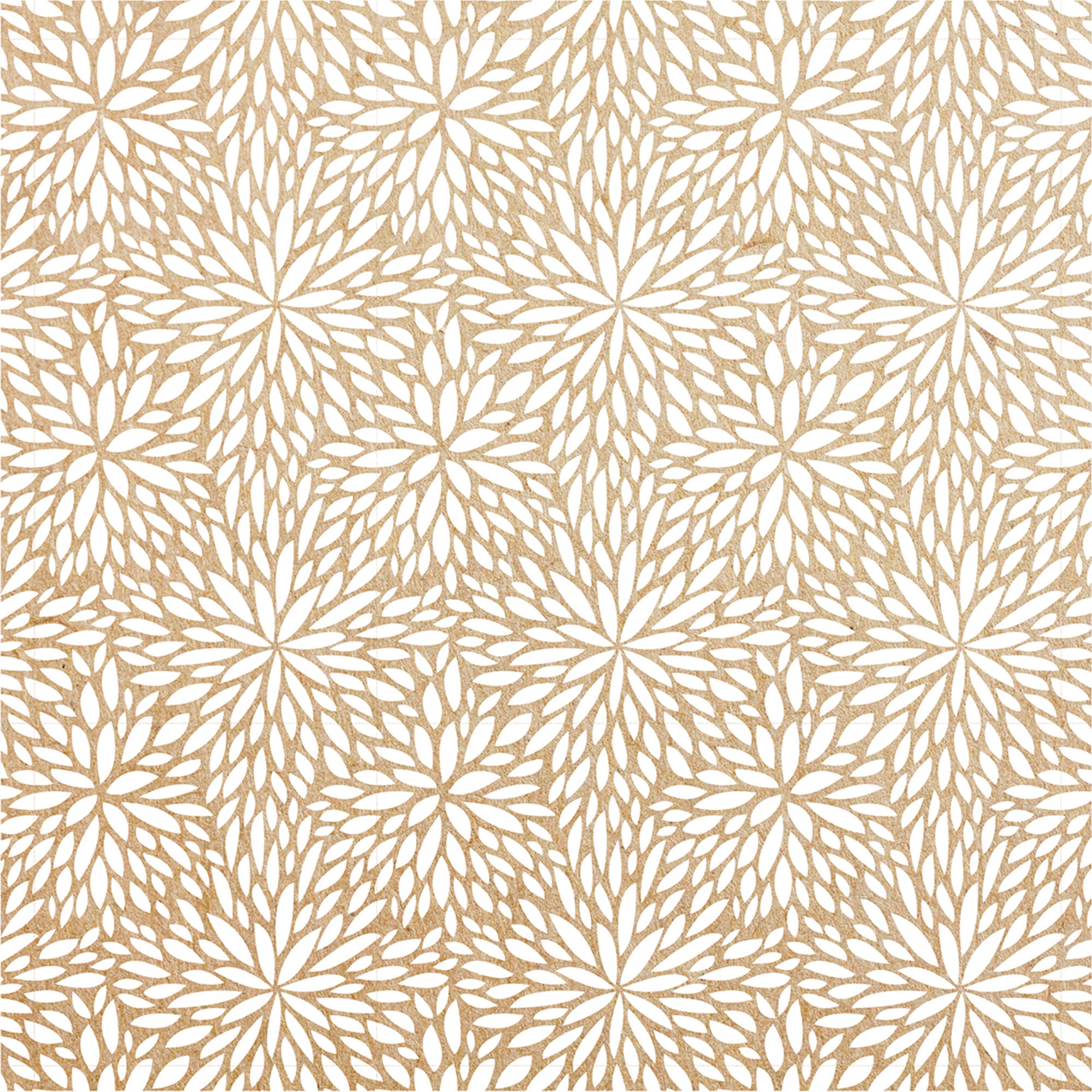 Enchanting Floral Kraft A4 Printer Paper Pad