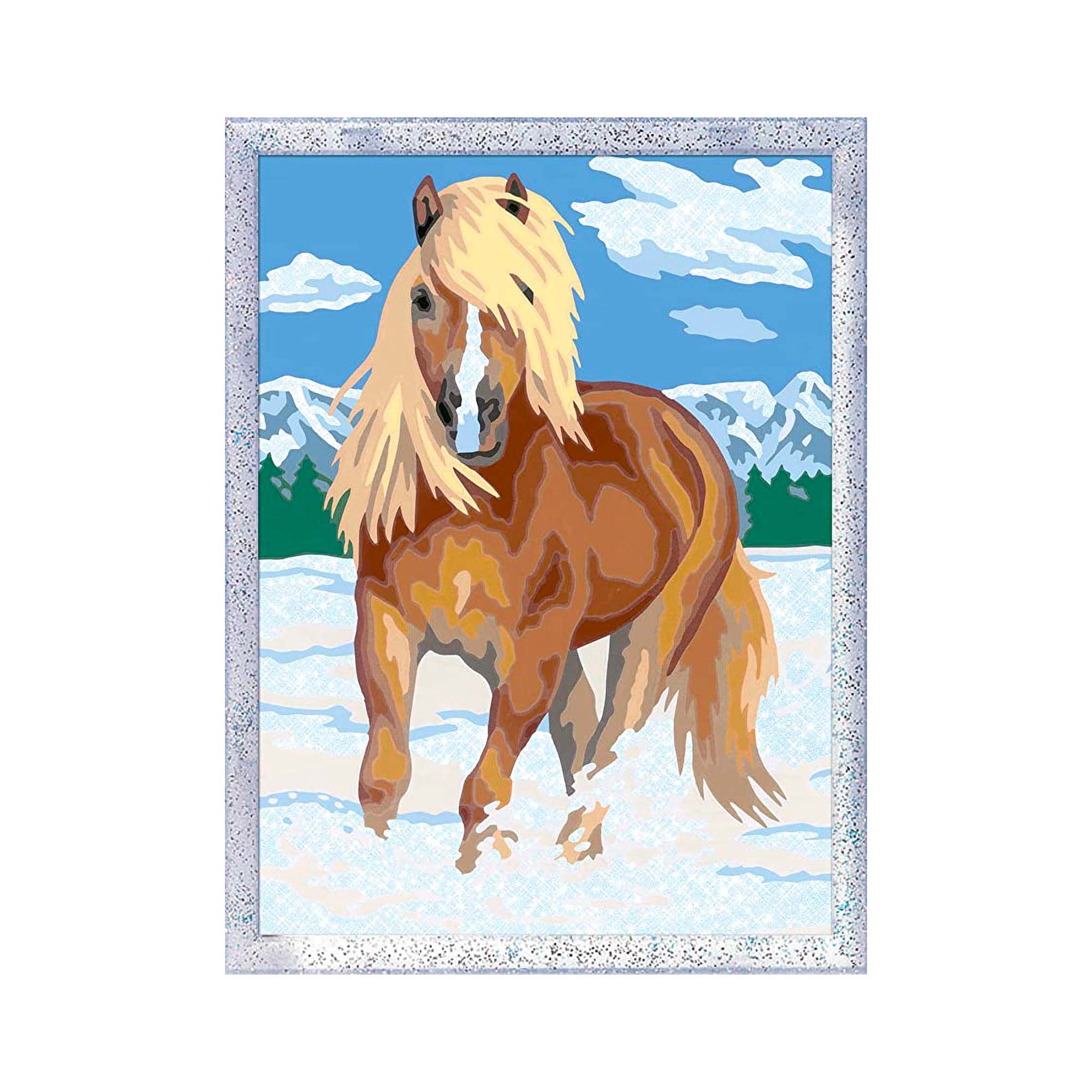 CreArt Kids Royal Horse Paint by Number Kit - Unleash Your Inner Artist!