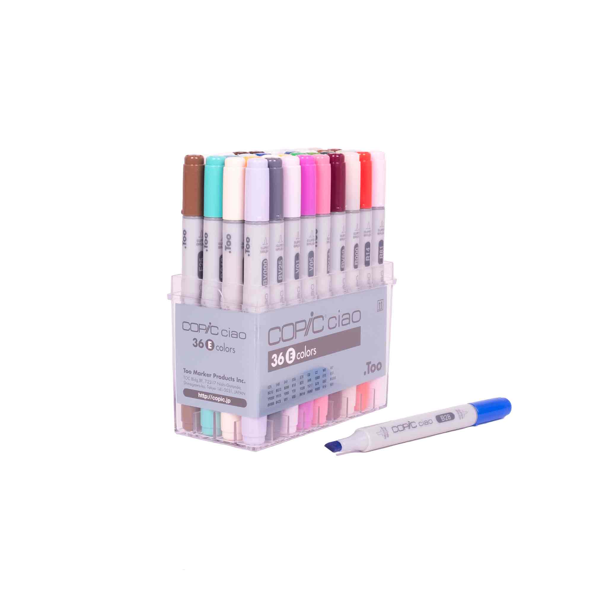 Copic Ciao Markers - Set E, 36 Vibrant Colours! Get Yours Now!