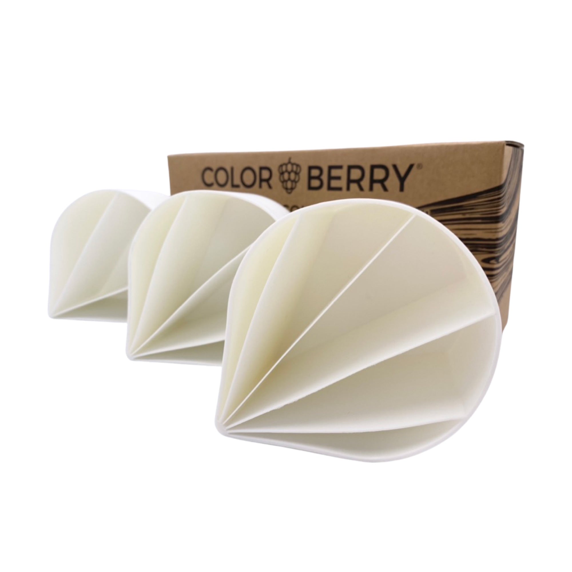 3-Pack COLORBERRY Ribbon Cups - Ideal for Resin Art