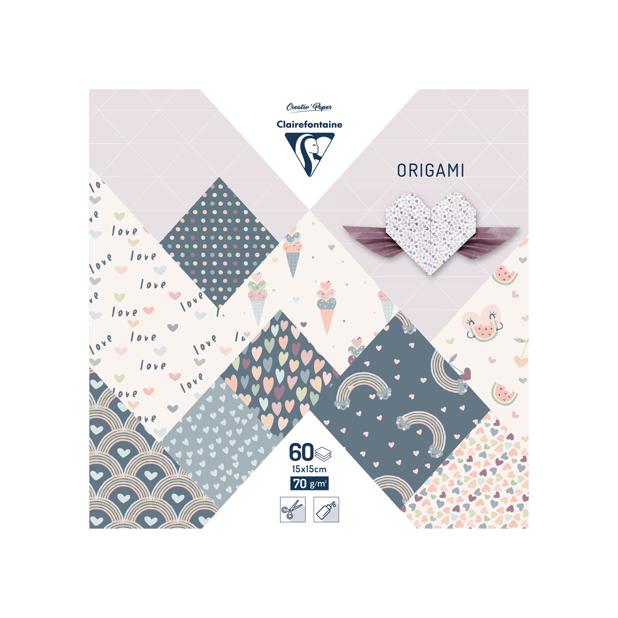 60-Sheet Little Love Origami Kit - Unleash Your Creativity!