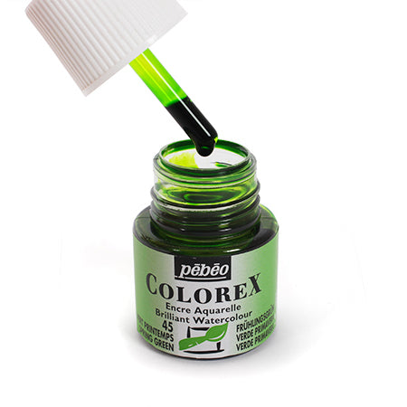 Colorex Water-Soluble Ink - 45ml Stunning Pale Gold