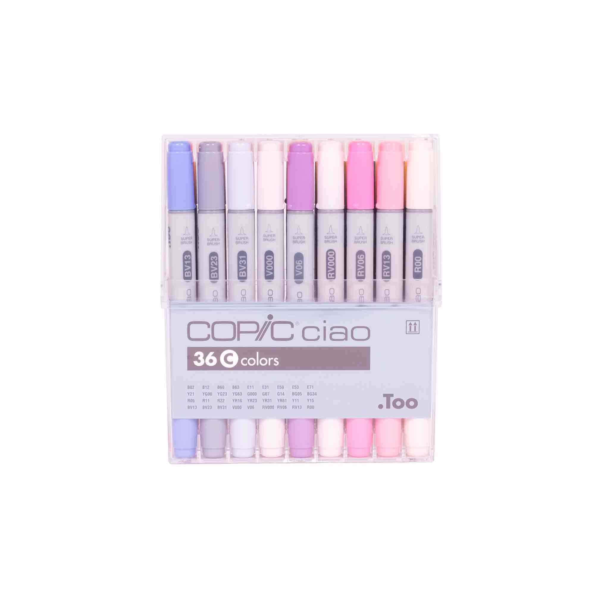 Copic Ciao Markers - Set C, 36 Vibrant Colours! Get Yours Now!