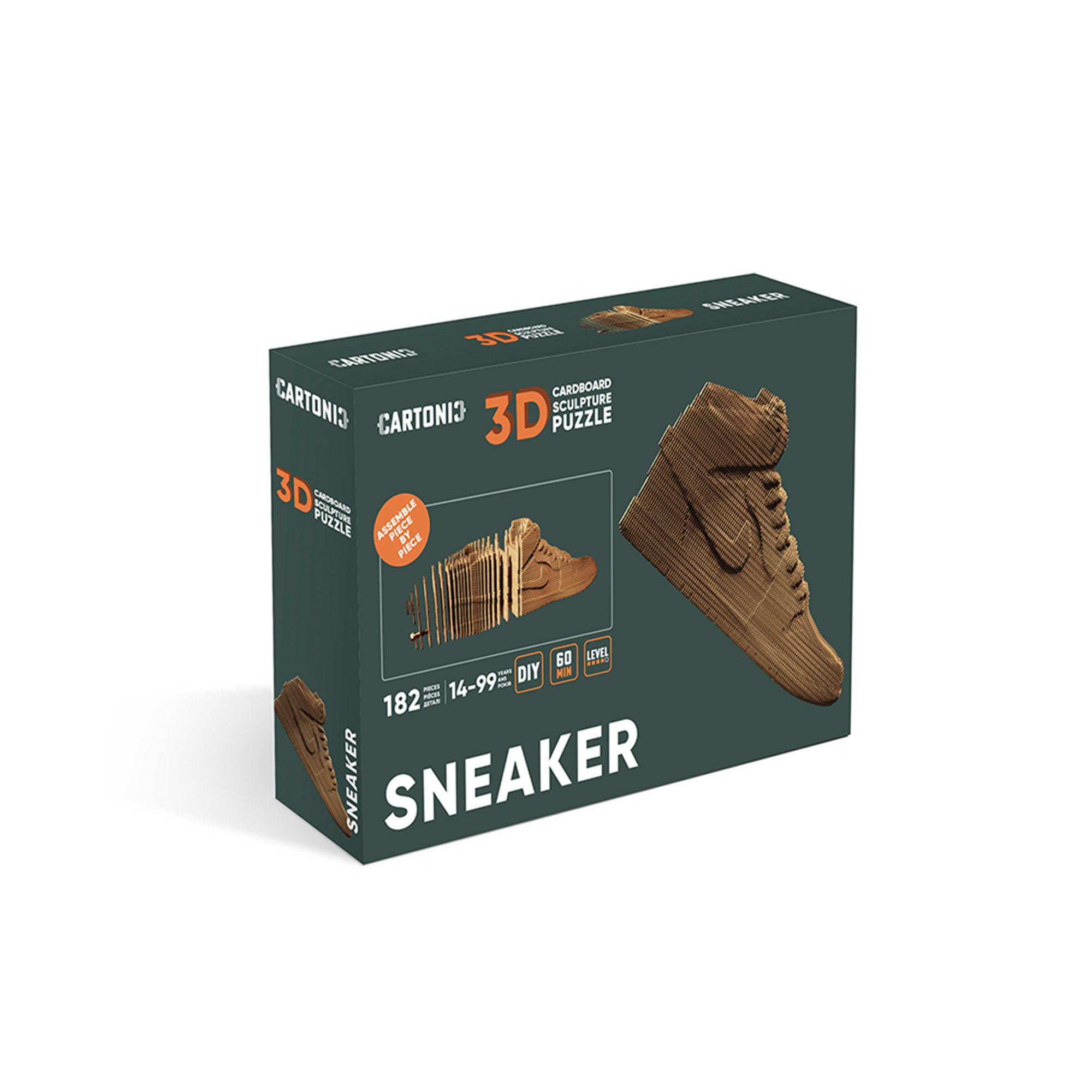 Cool 3D Cardboard Sneaker Puzzle