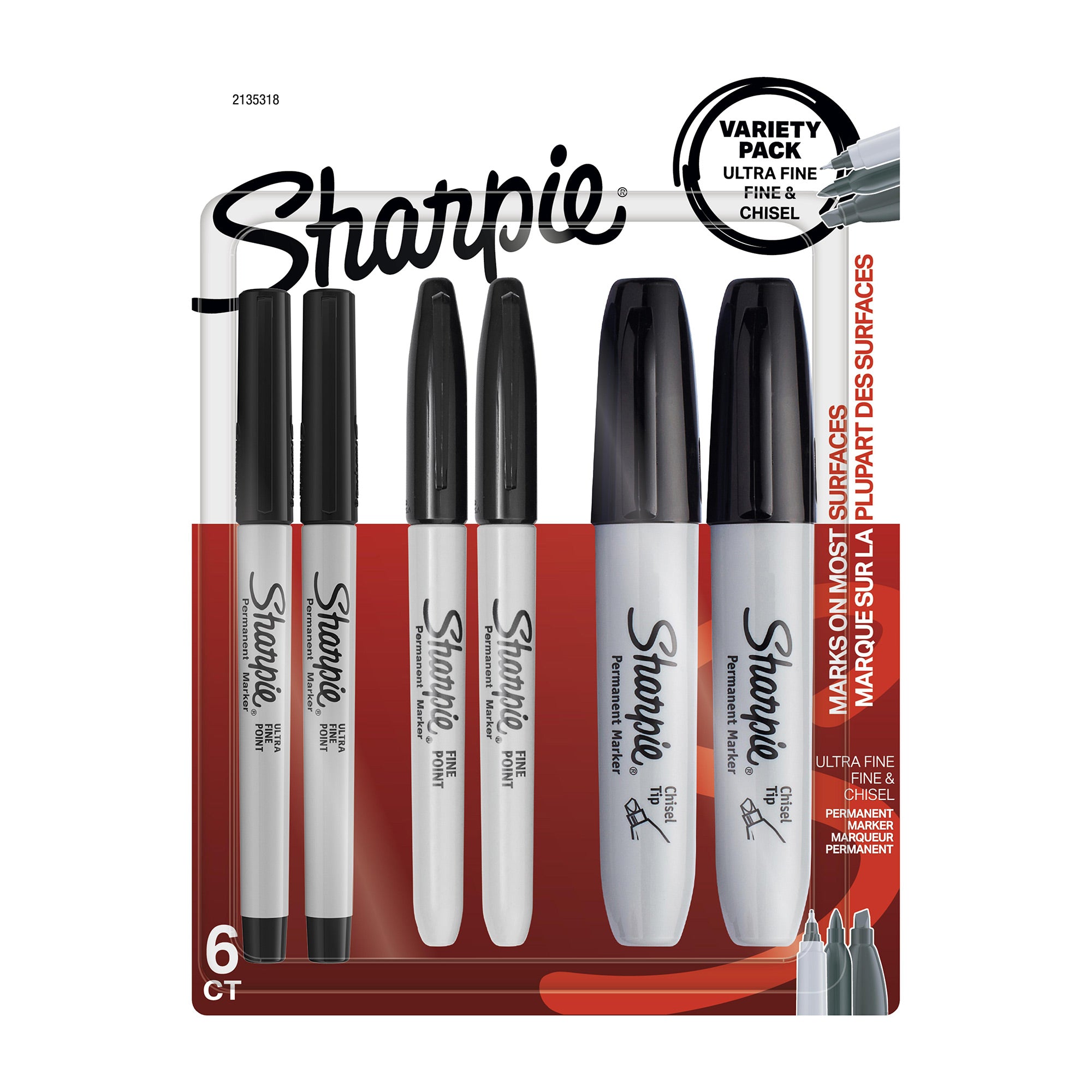 6-Piece Sharpie Marker Variety Pack: Unleash Your Creativity!