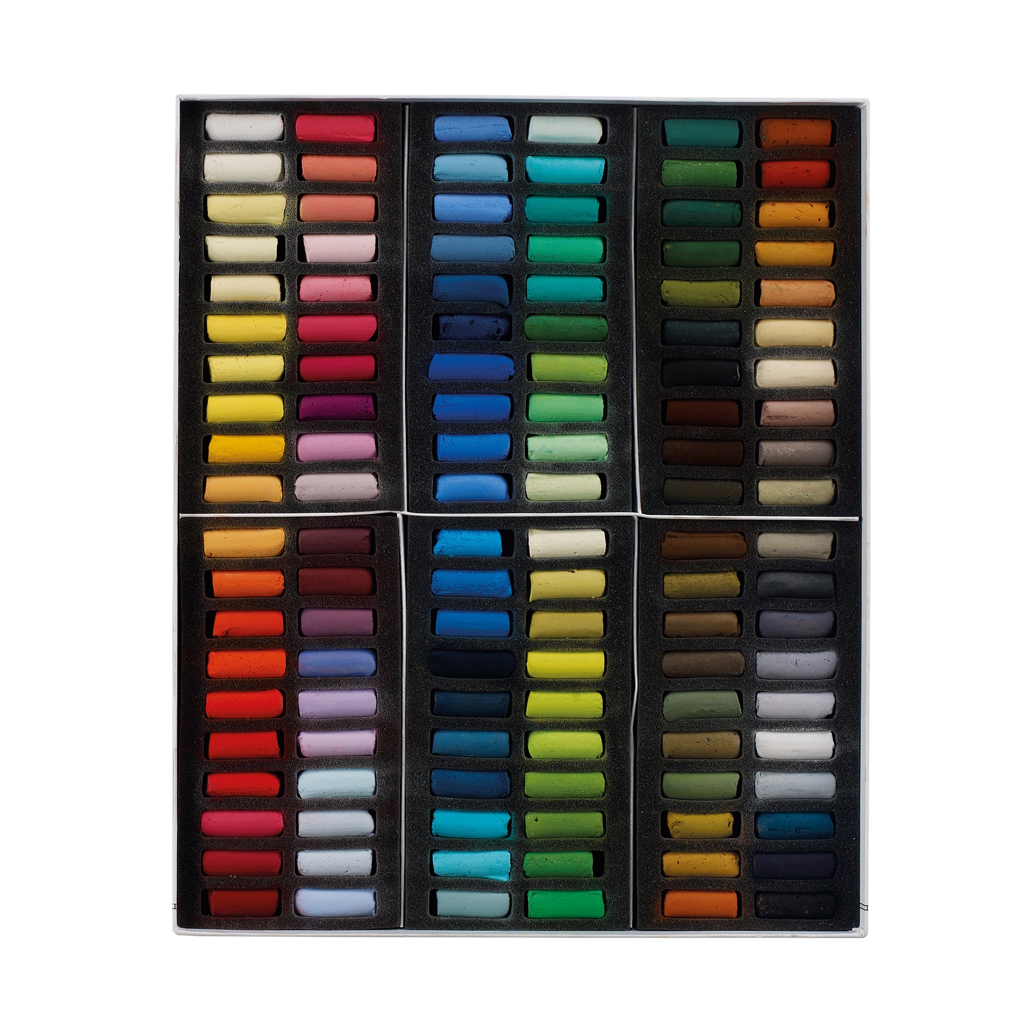 120-Piece Assorted Half-Stick Soft Pastels Starter Set
