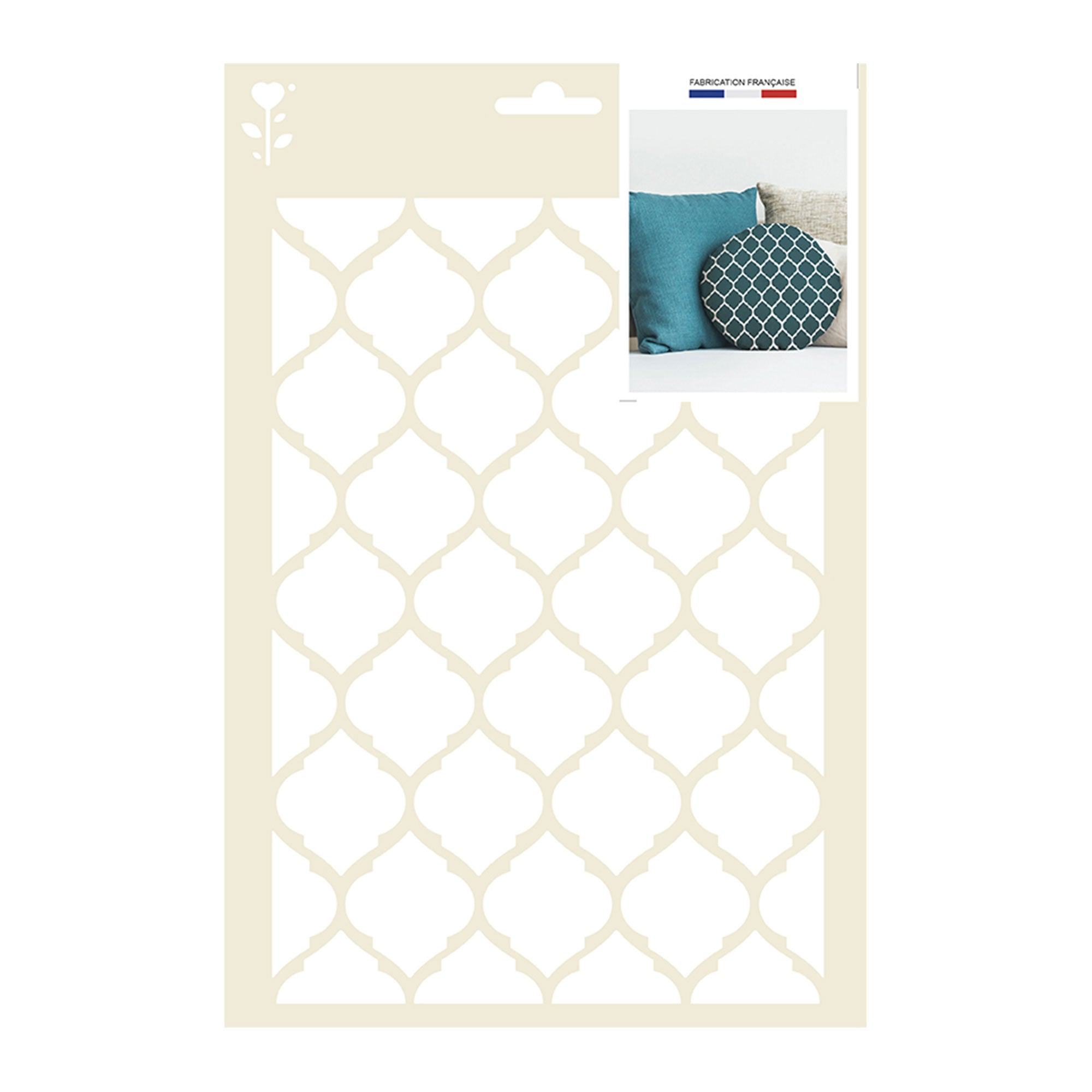 A4 Istanbul Design Stencil - Transform Your Space!