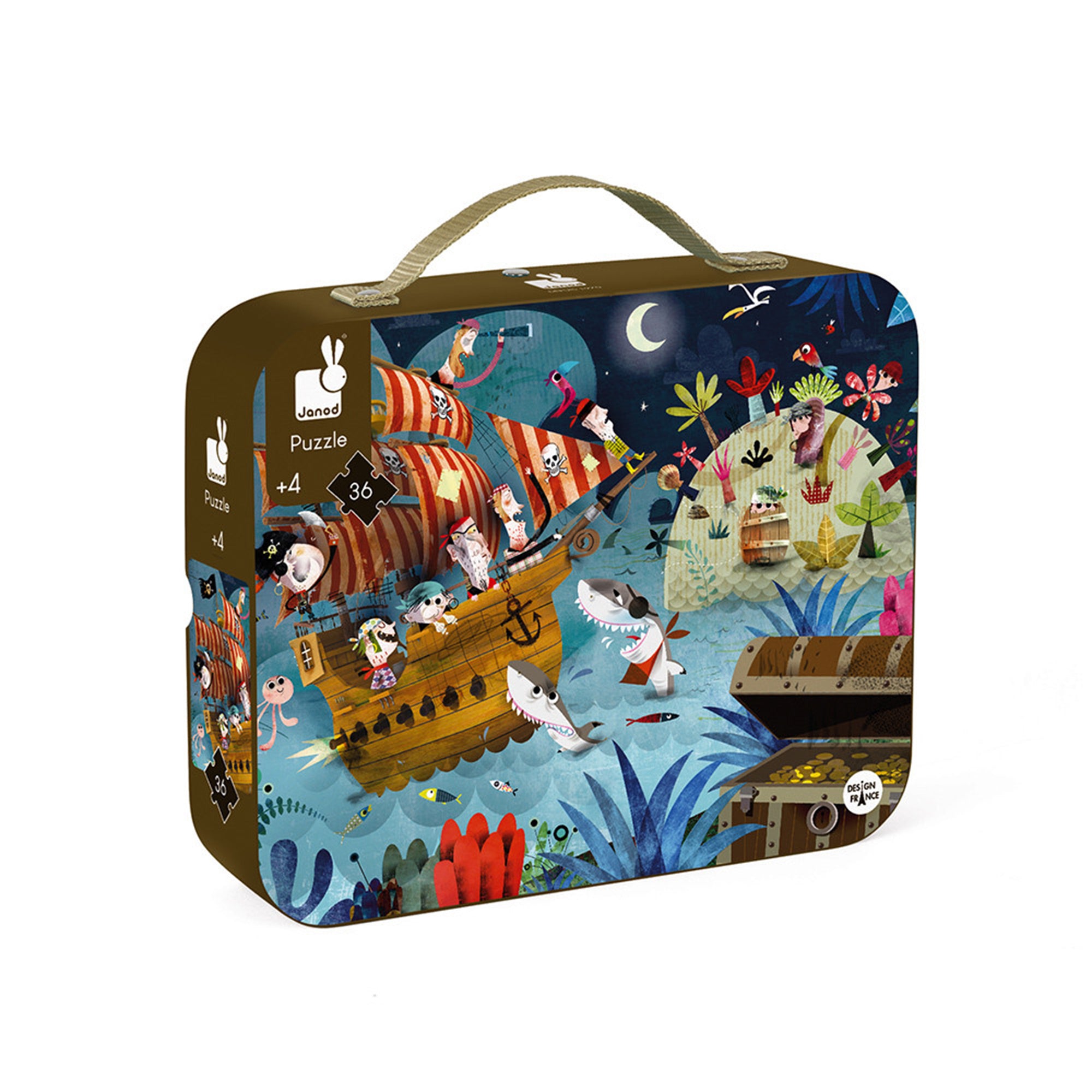 36-Piece Treasure Hunt Puzzle - A Magical Adventure!
