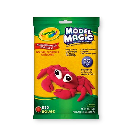 Crayola Model Magic Red Modeling Clay - Unleash Your Creativity!