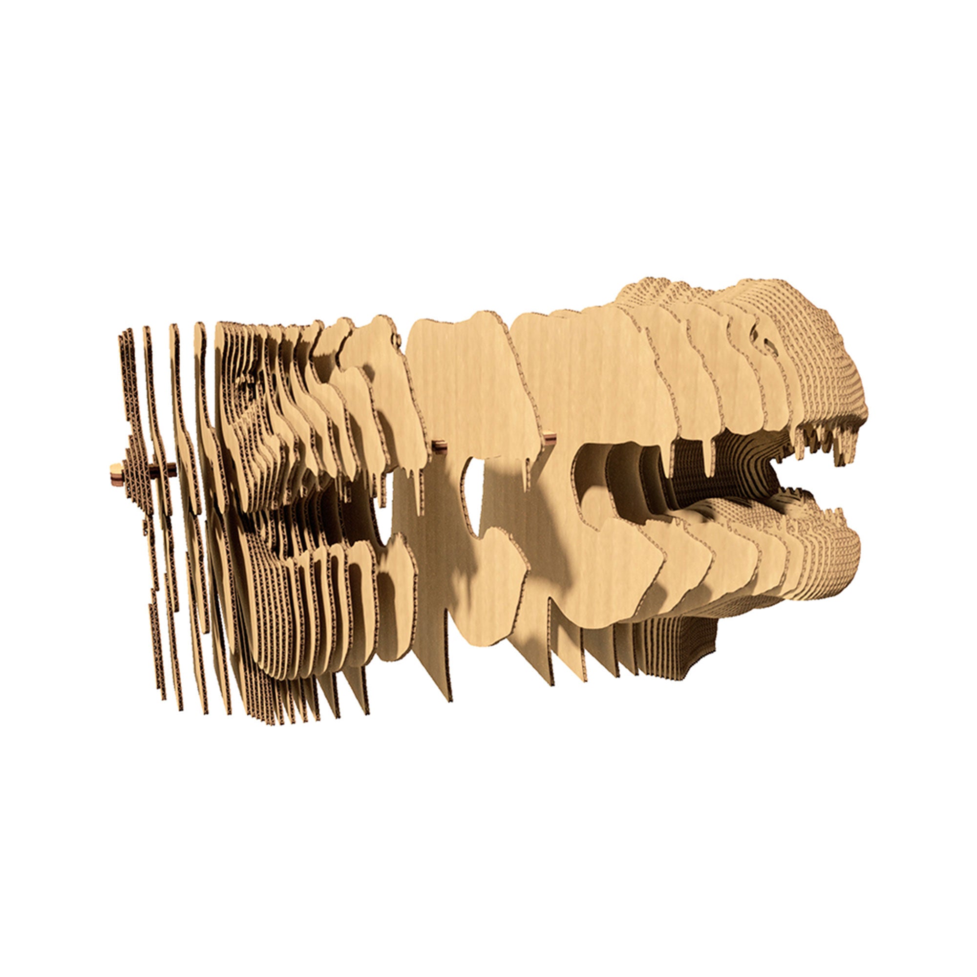 Thrilling 3D Cardboard T-Rex Puzzle