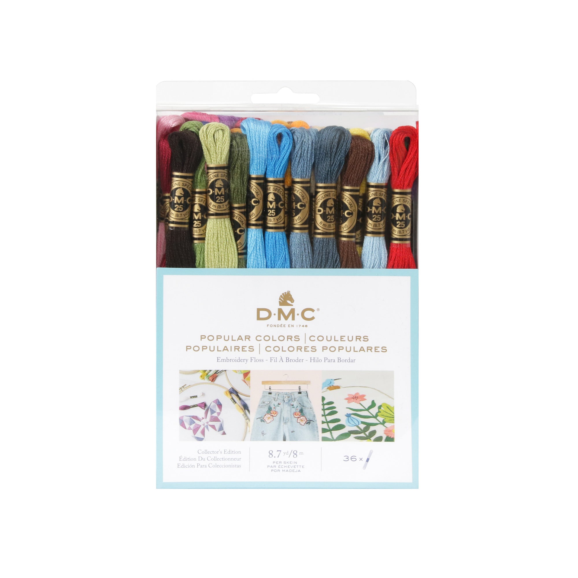 Exquisite 36-Piece Embroidery Floss Collector's Pack