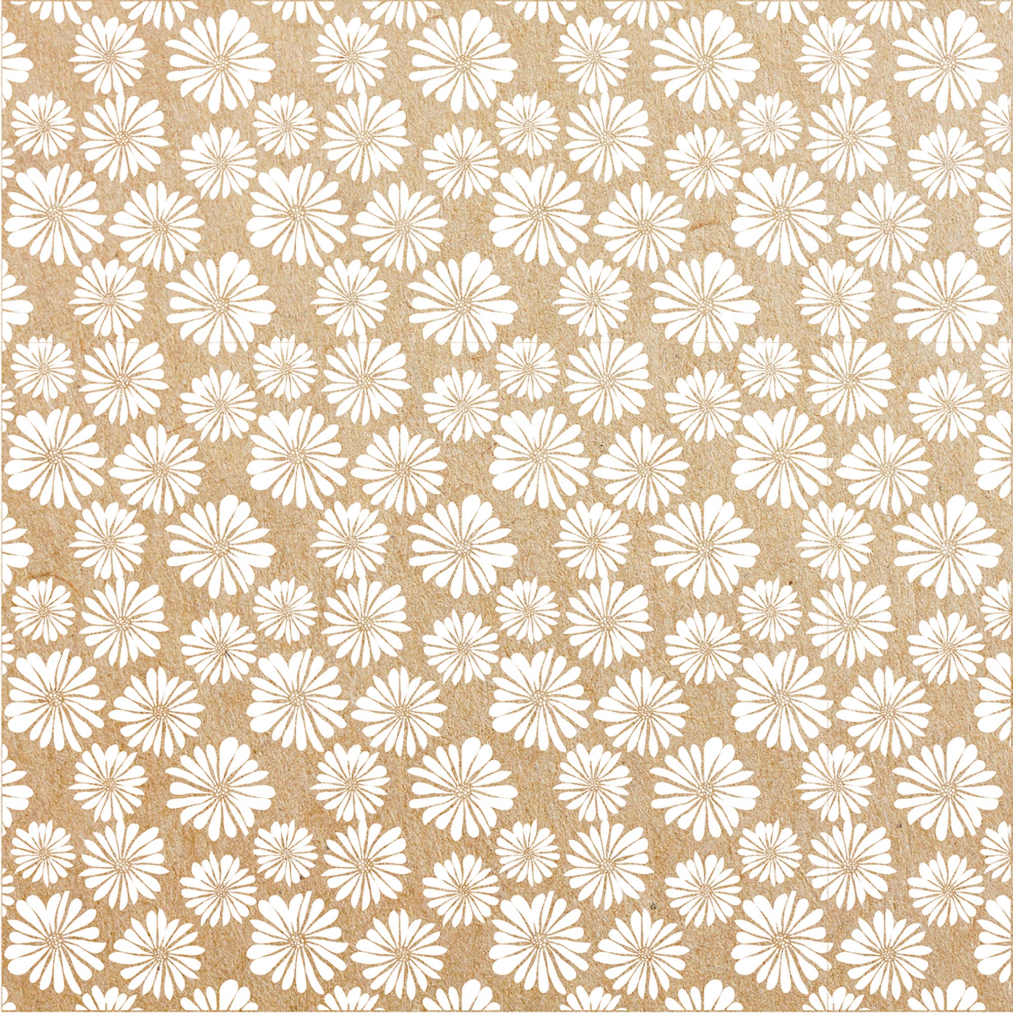 Enchanting Floral Kraft A4 Printer Paper Pad
