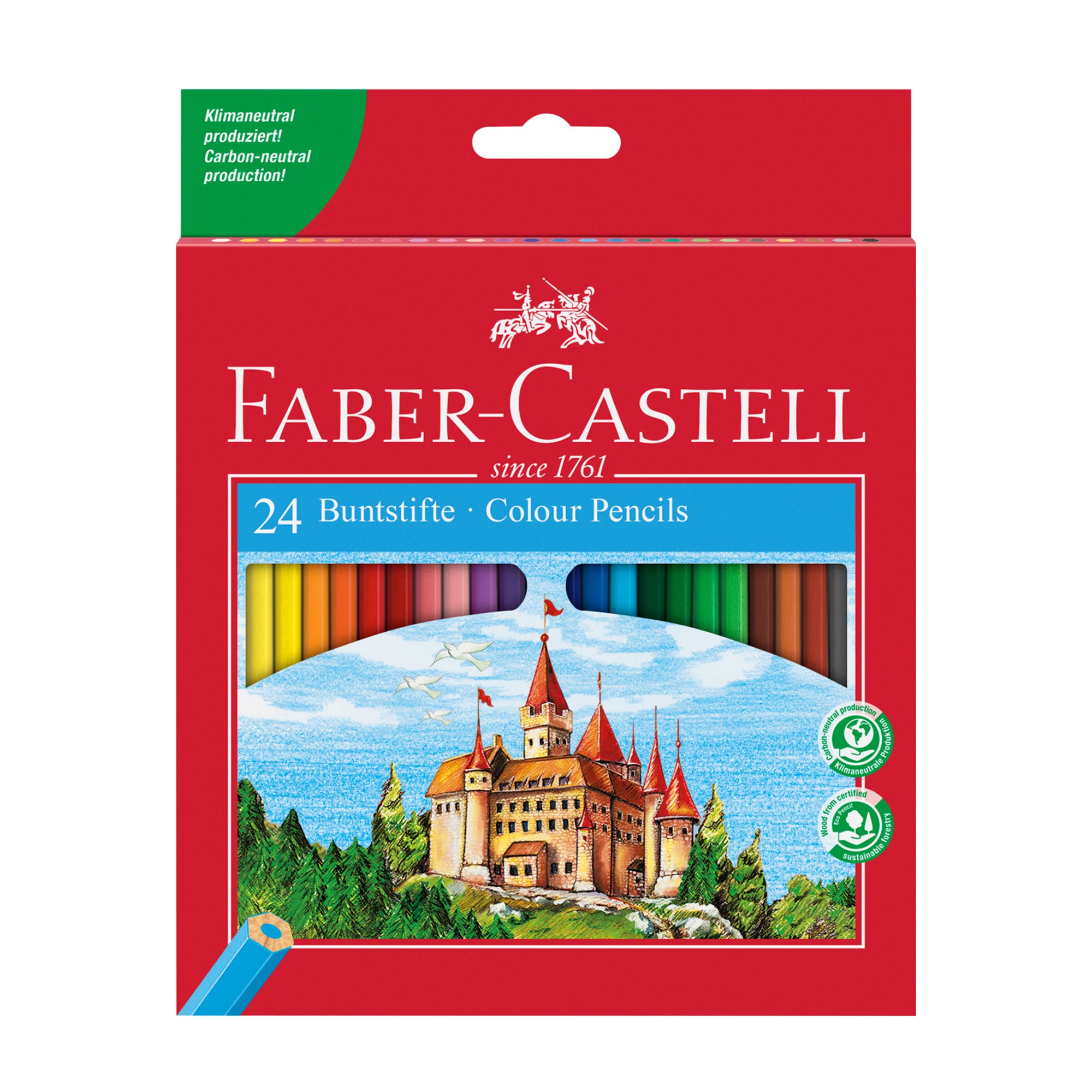 24-Pack Faber-Castell Classic Coloured Pencils - Unleash Your Creativity!