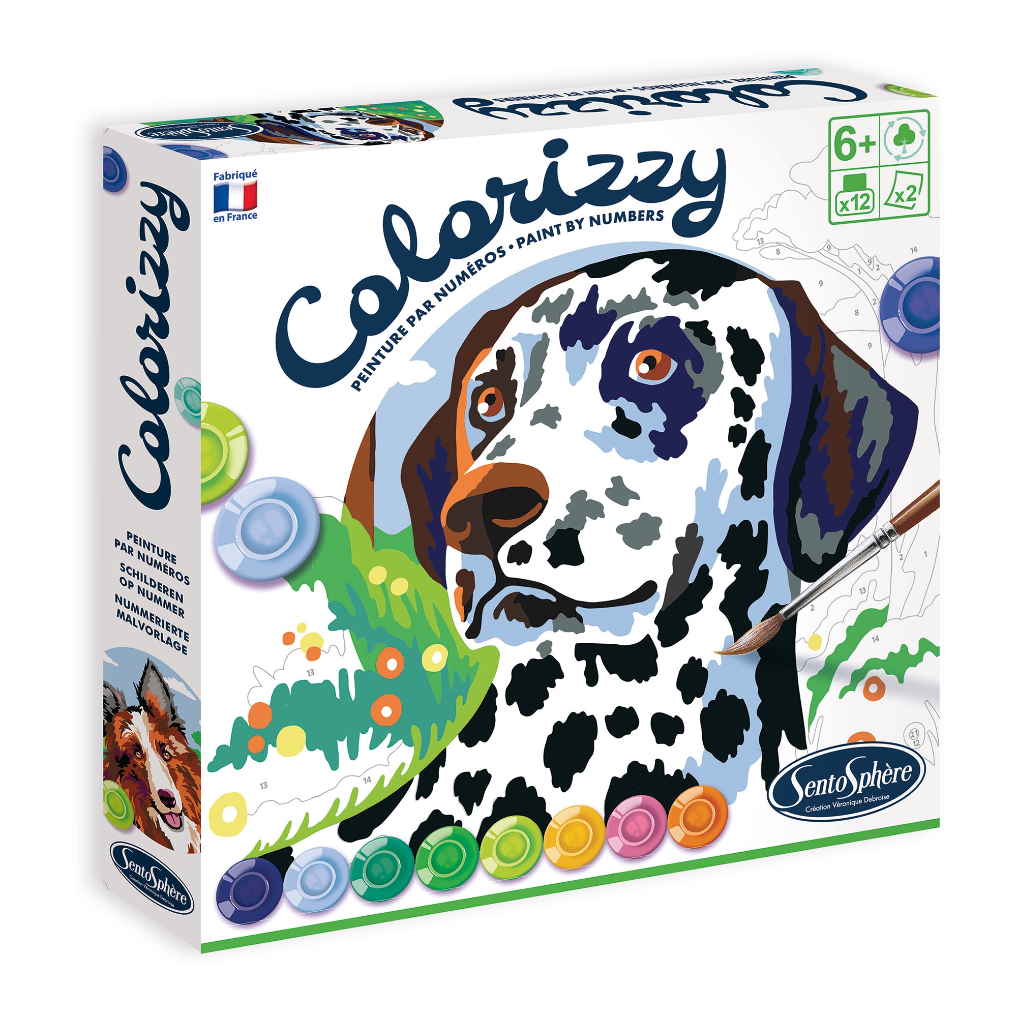 Colorizzy Dog-themed Paint by Numbers Kit
