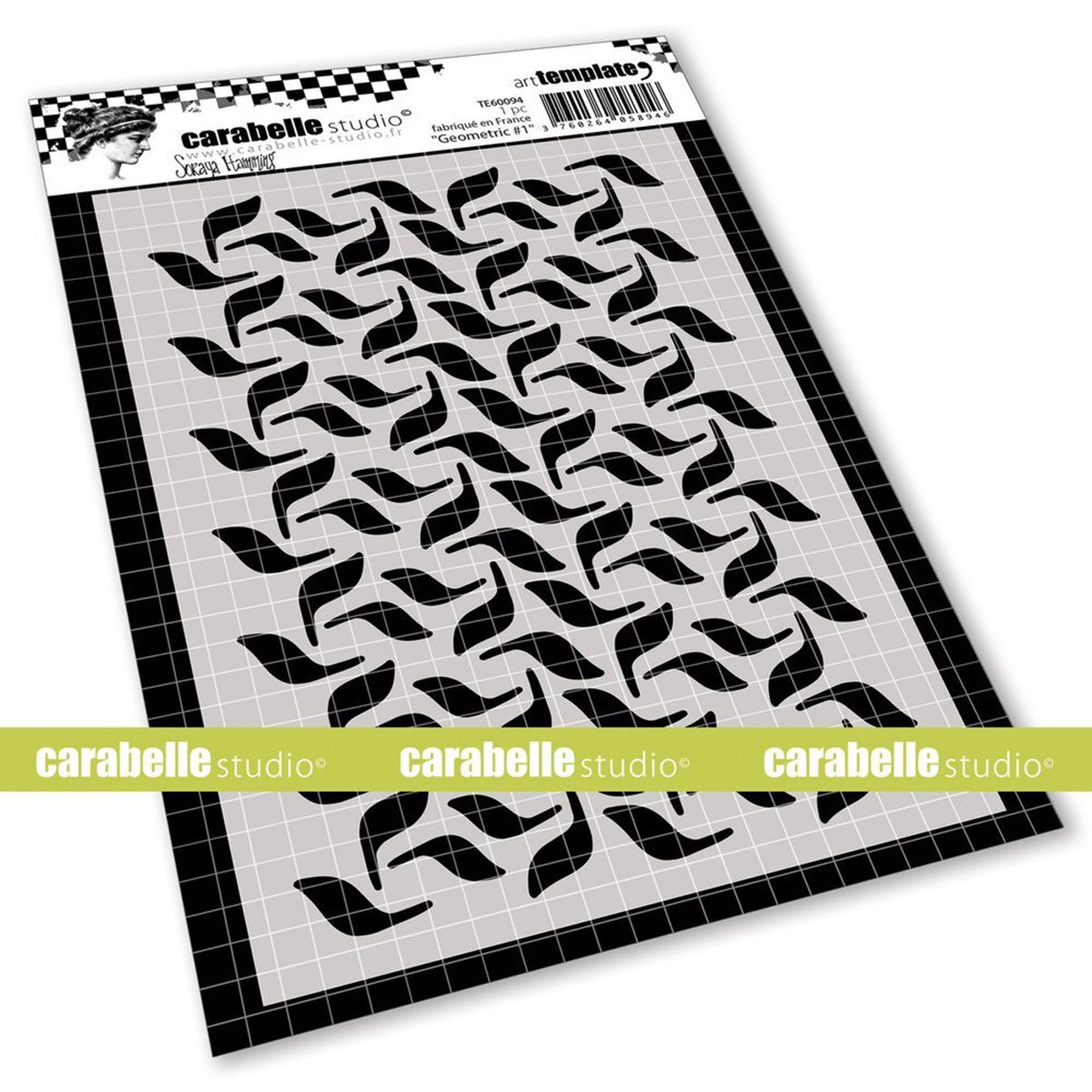 Carabelle A6 Geometry Stencil - Unleash Your Creativity!