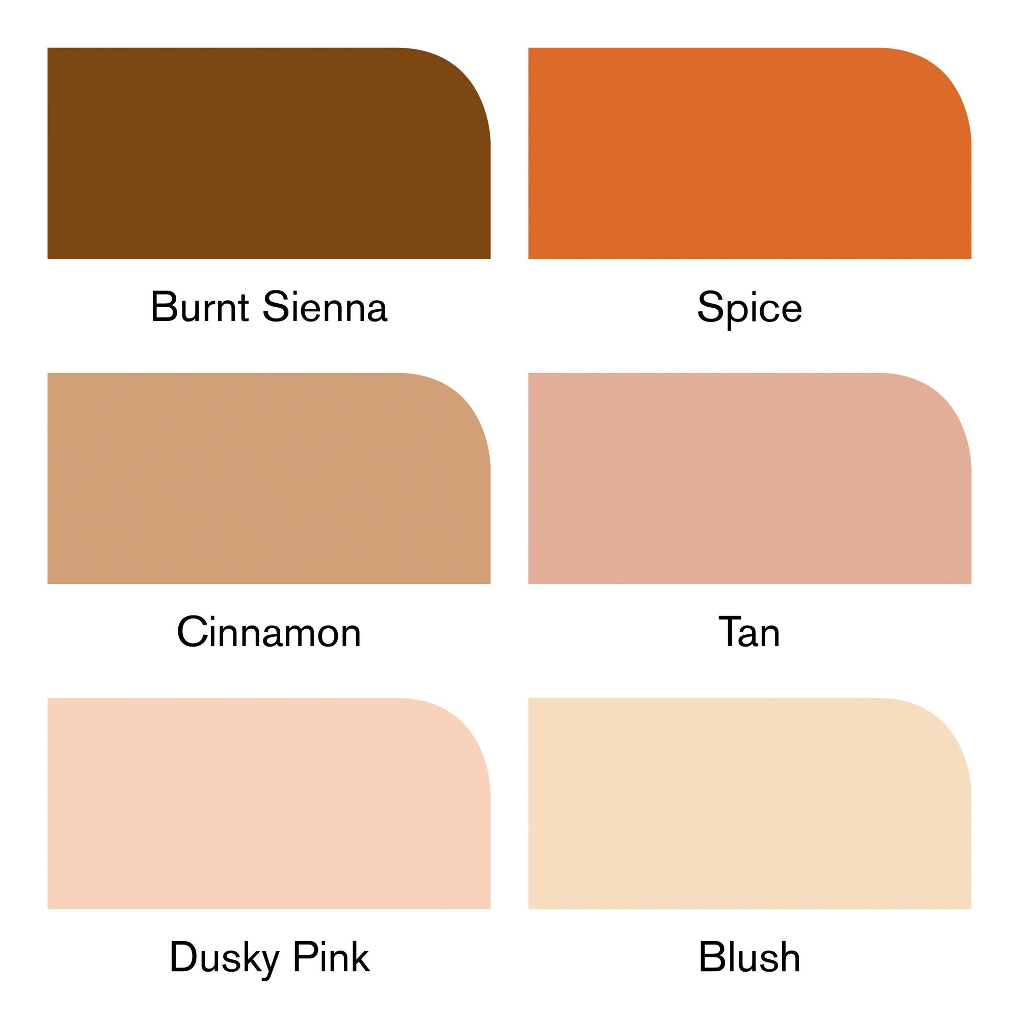 Irresistible 6-Piece Double-Tip Promarker Marker Set in Gorgeous Skin Tones