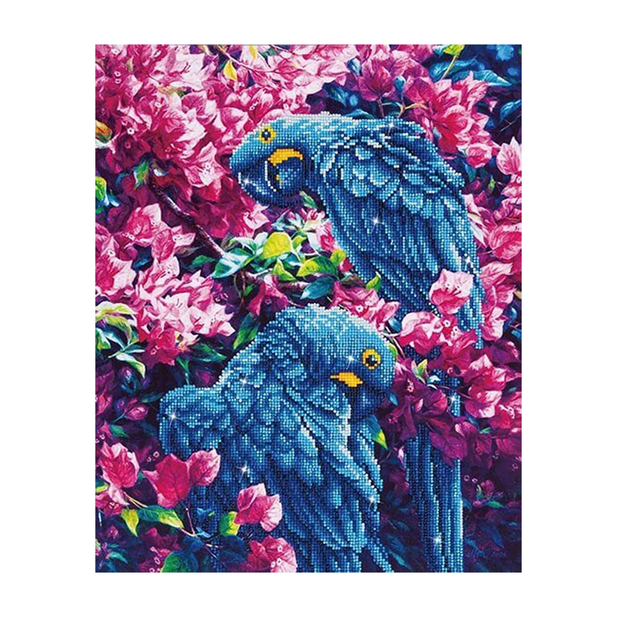 Diamond Dotz Kit - Enchanting Blue Parrots