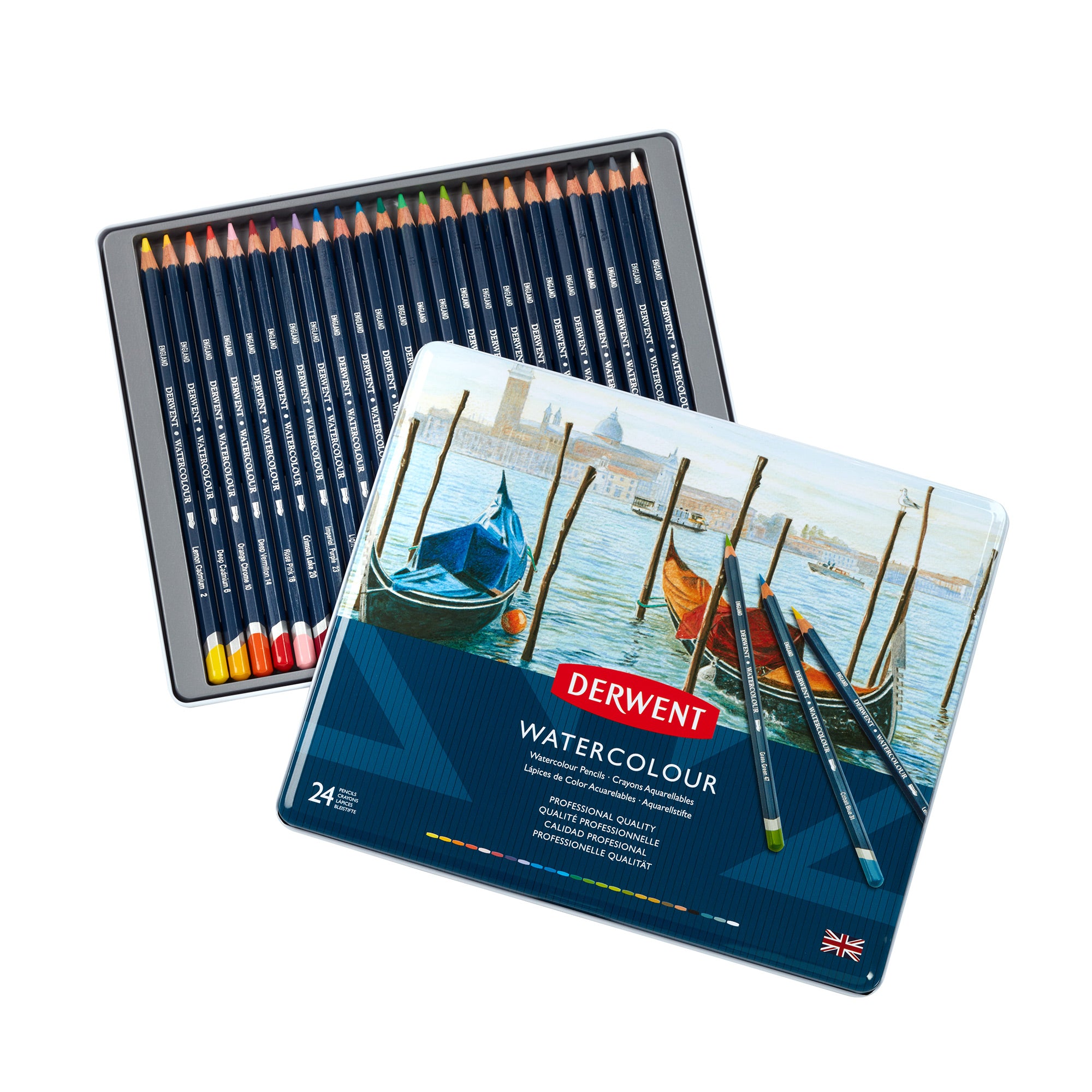 Must-Have 24-Pack Derwent Watercolour Pencils