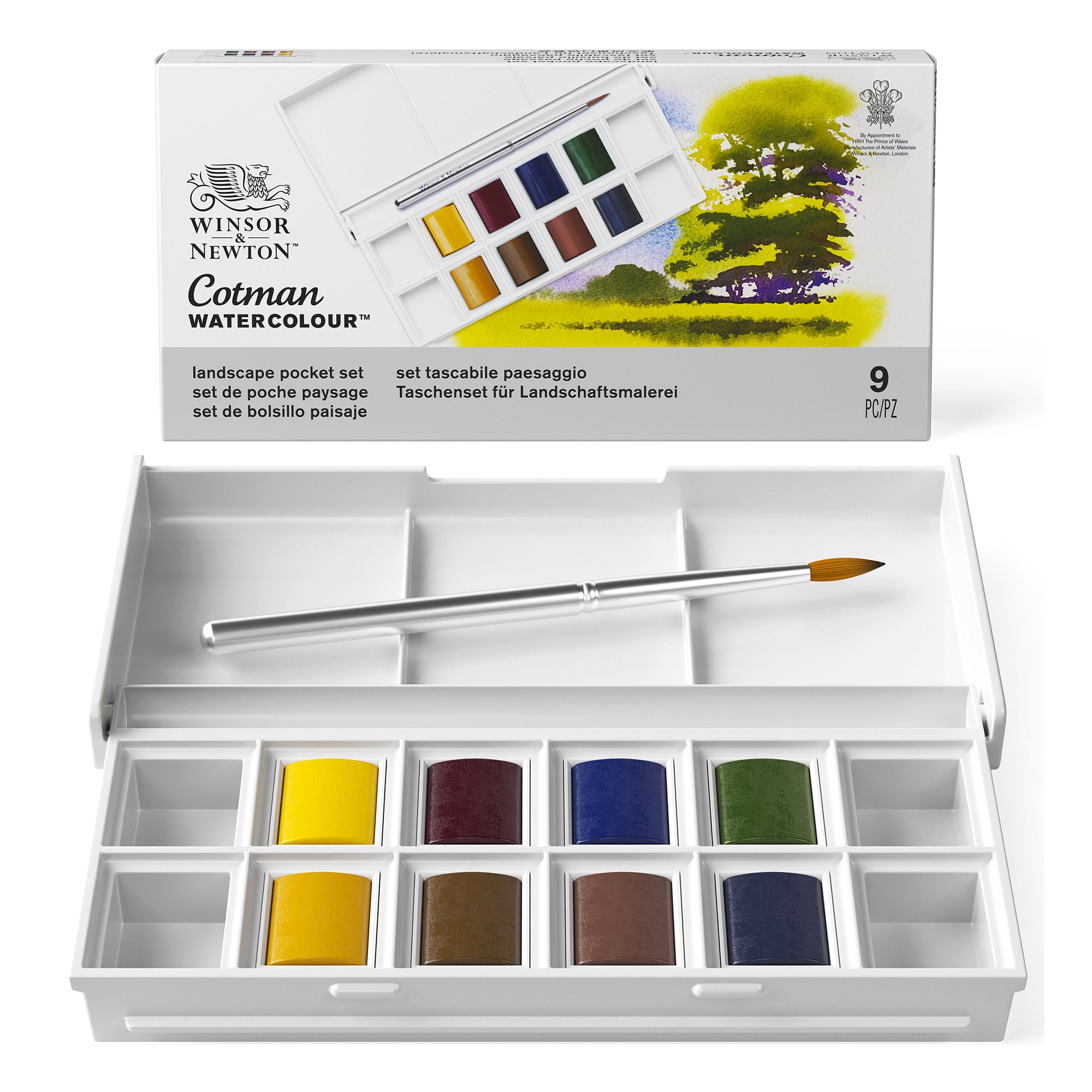 Cotman Landscape Watercolour Pocket Set - Your Travel Painting Essential