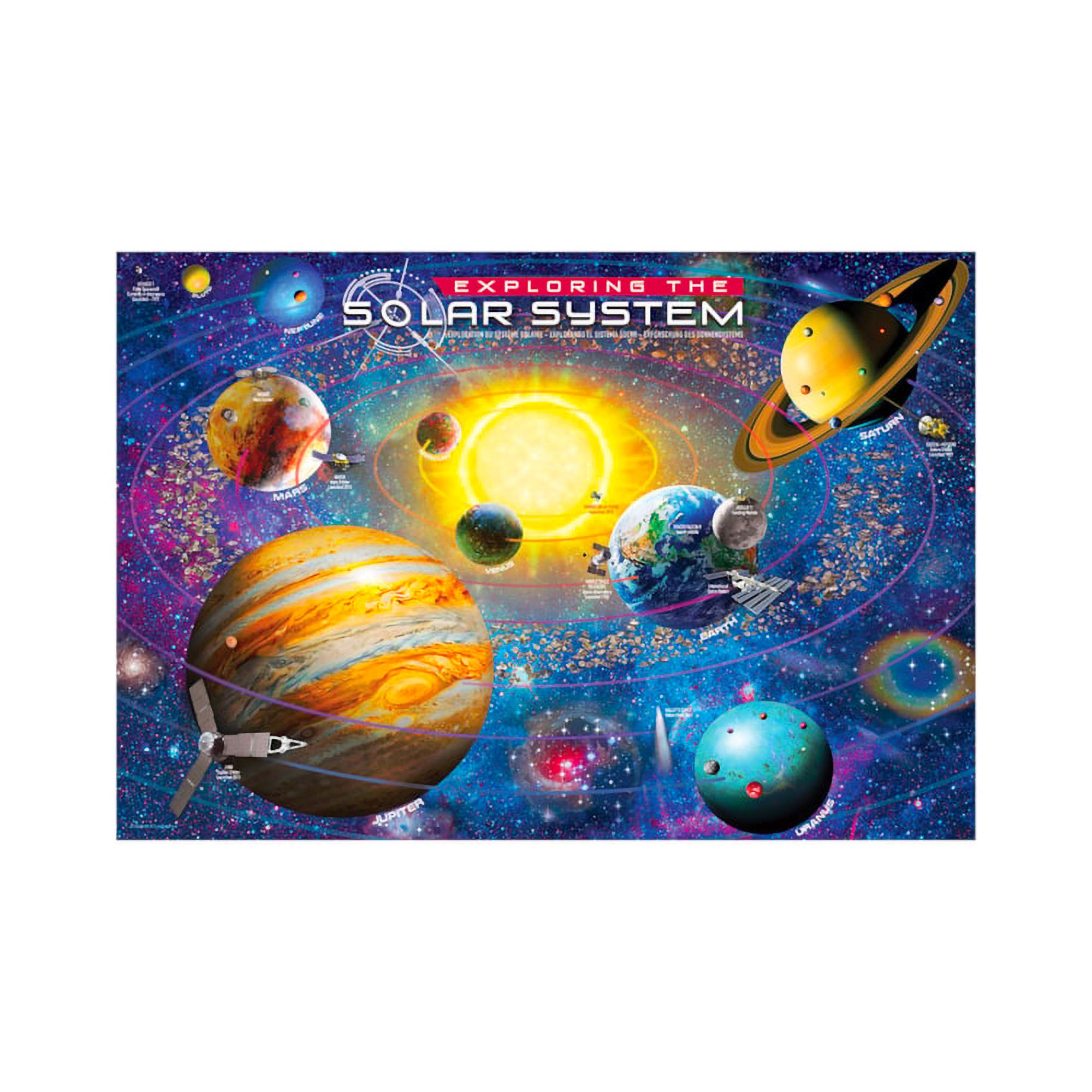 Solar System 100-Piece Puzzle Insulated Lunch Box - A Fun Gift for Kids!