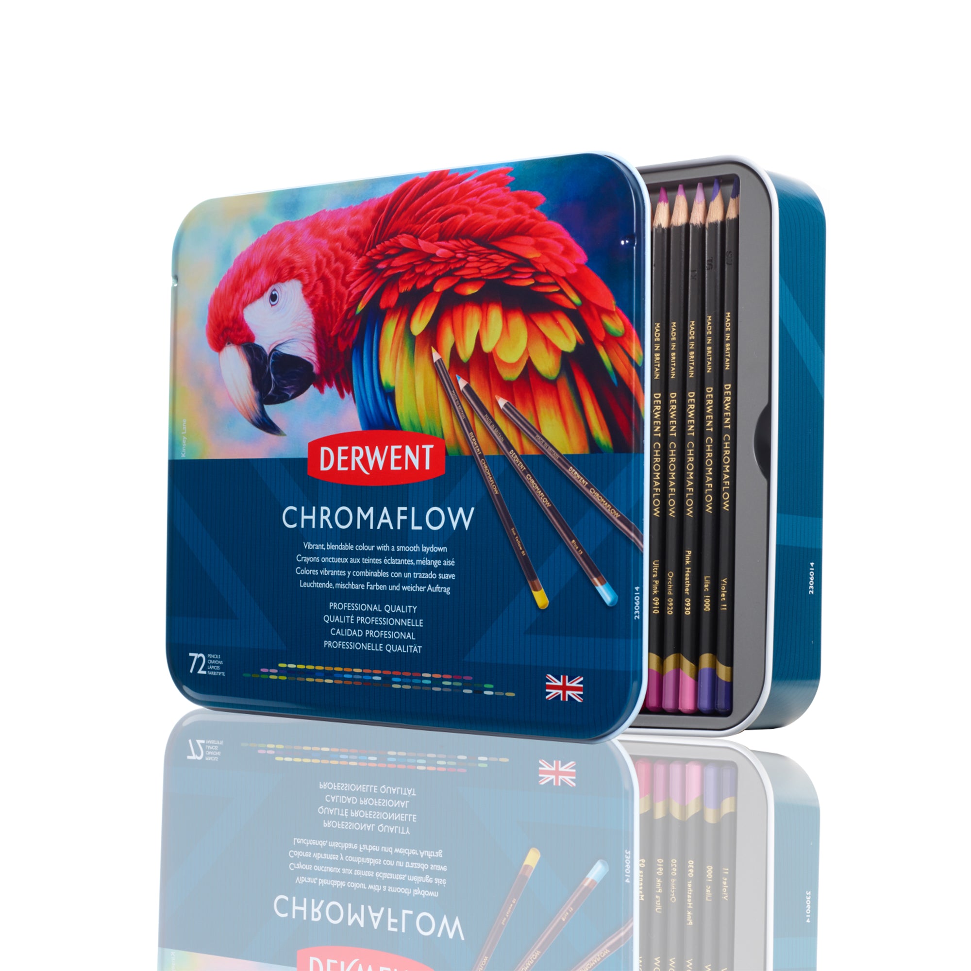 72-Piece Chromaflow Colorful Pencil Set