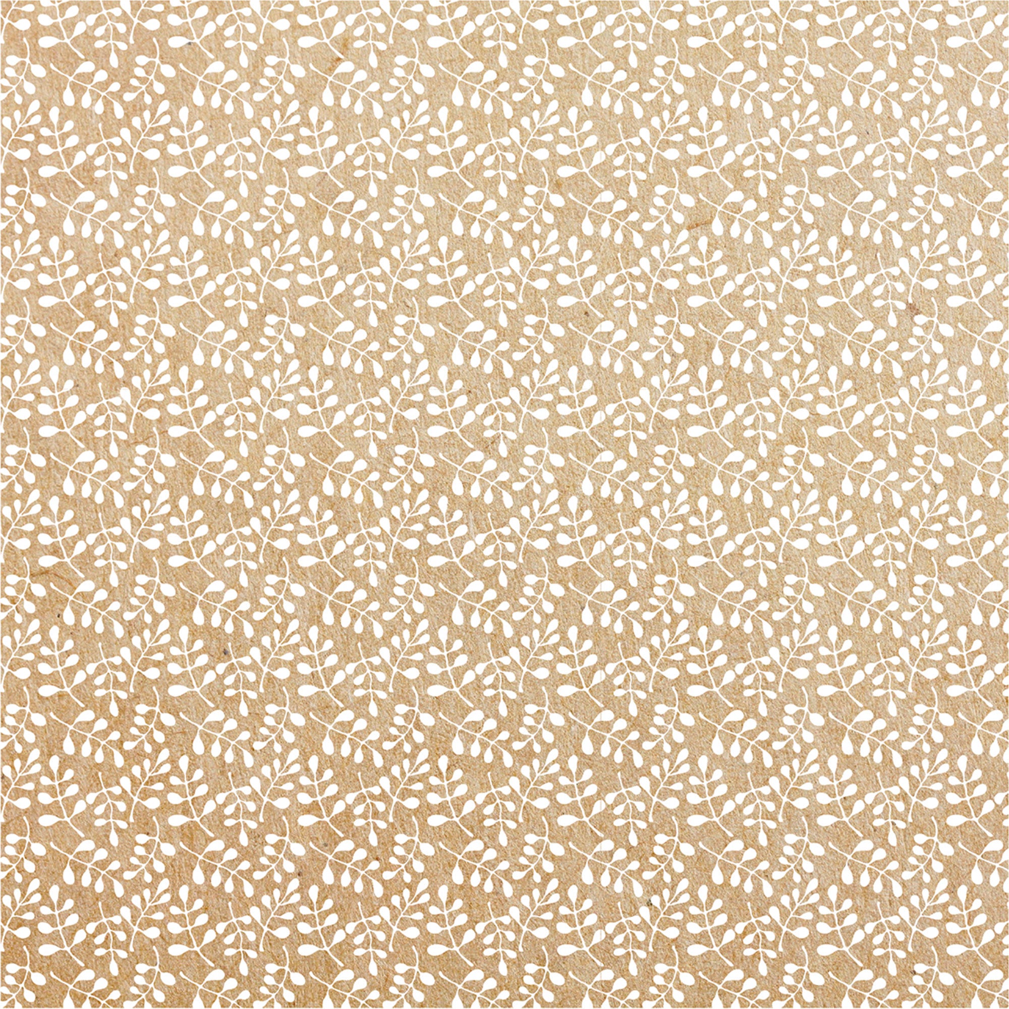 Enchanting Floral Kraft A4 Printer Paper Pad