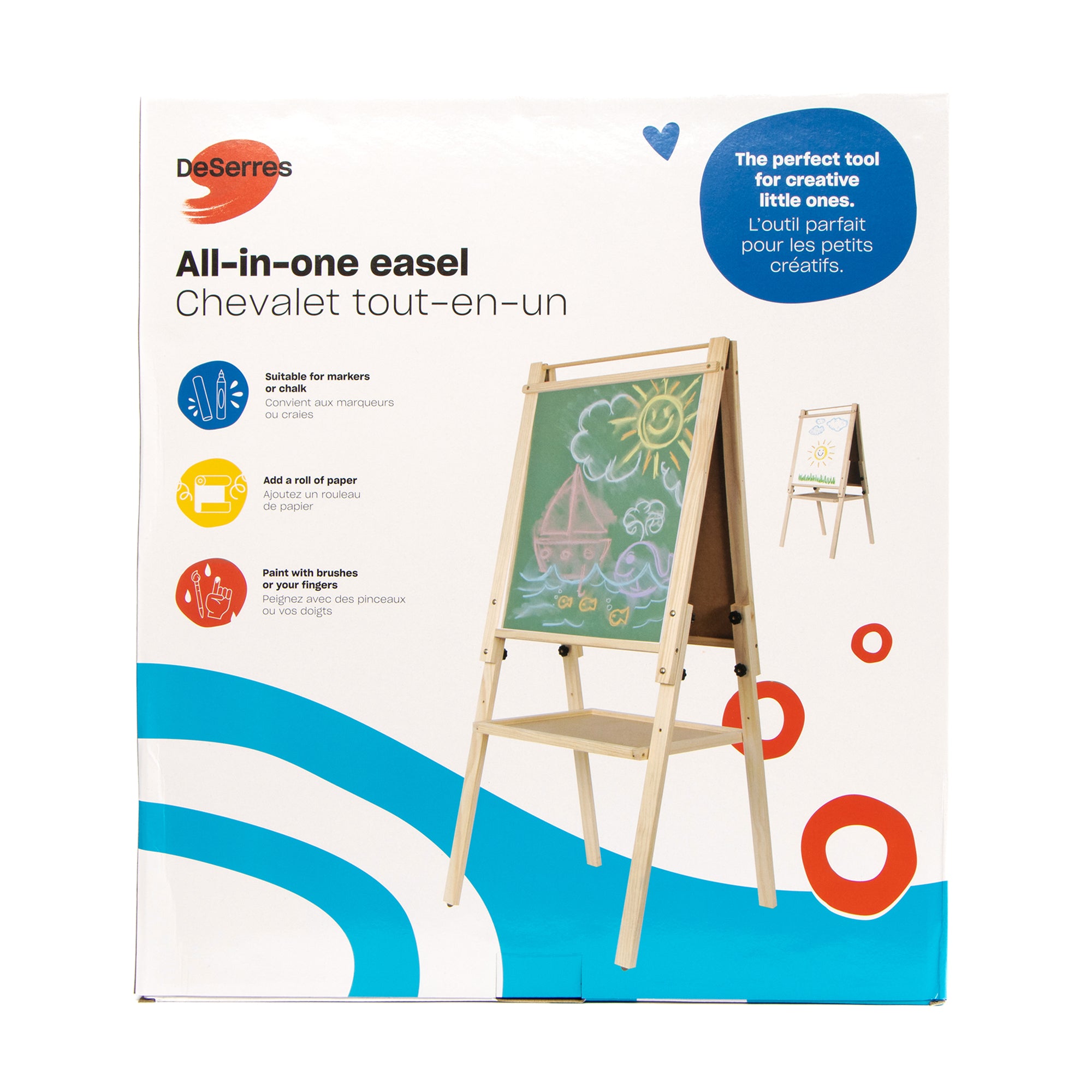 Super Adjustable Kids' Easel - Blackboard for Creative Little Ones