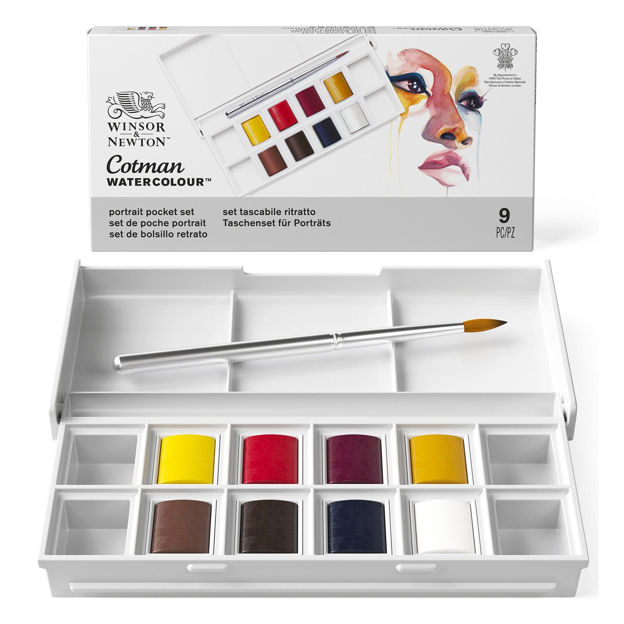 Cotman Portrait Watercolour Pocket Set - Your Travel Painting Essential