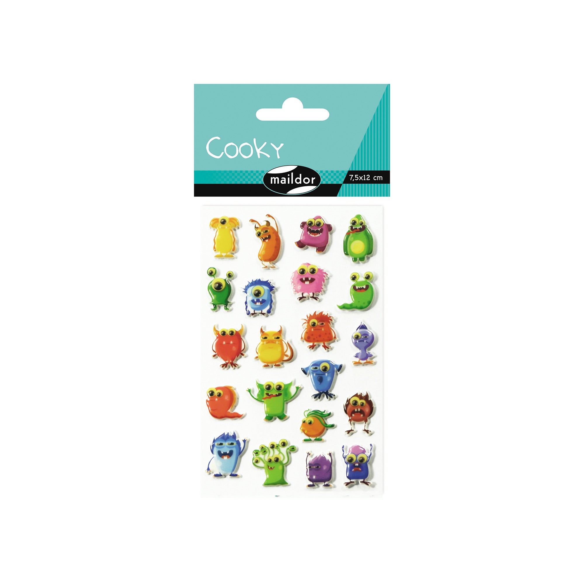 Monsters Cooky Stickers - Unleash Your Creativity!